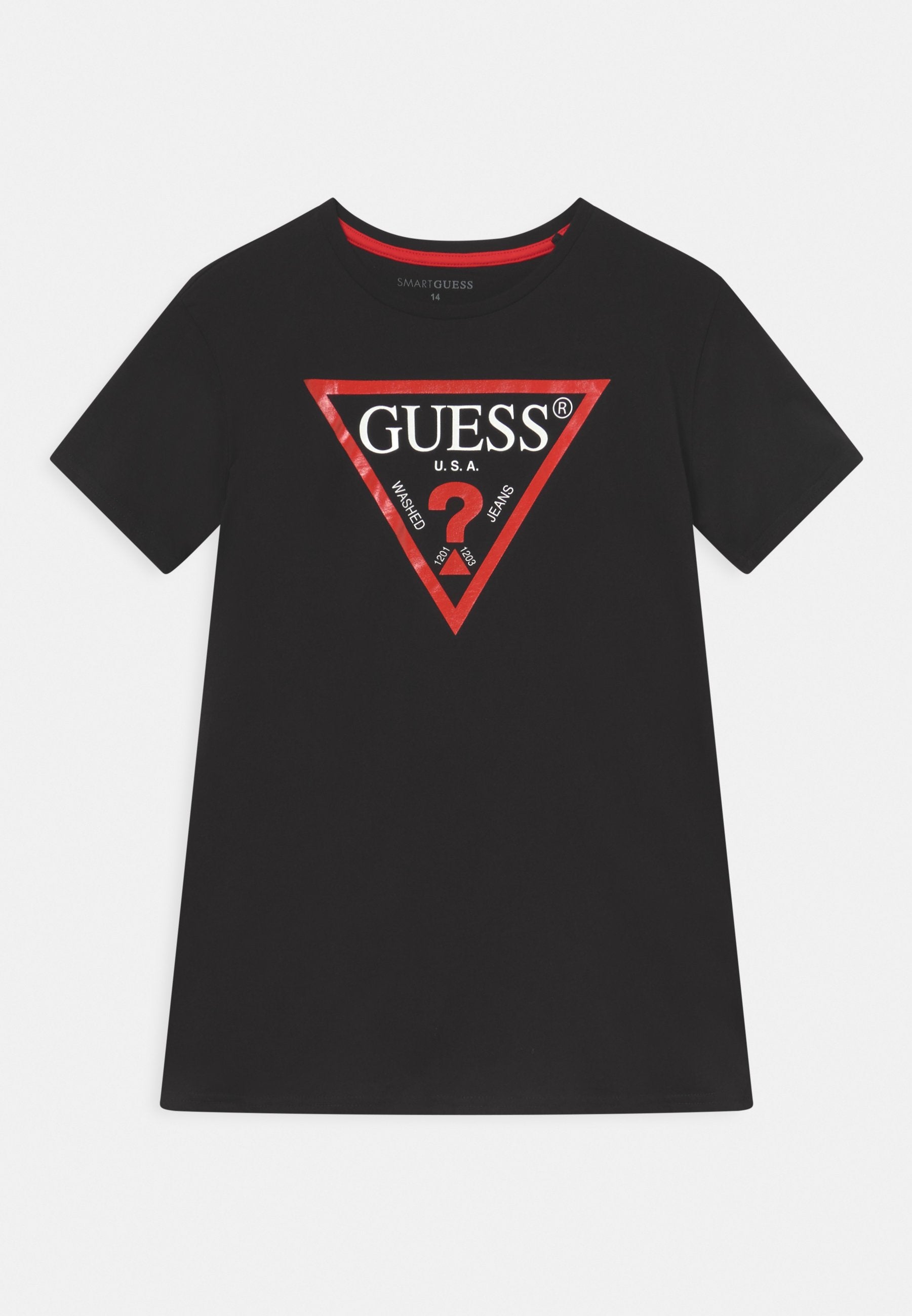 JUNIOR CORE - Print T-shirt - jet black