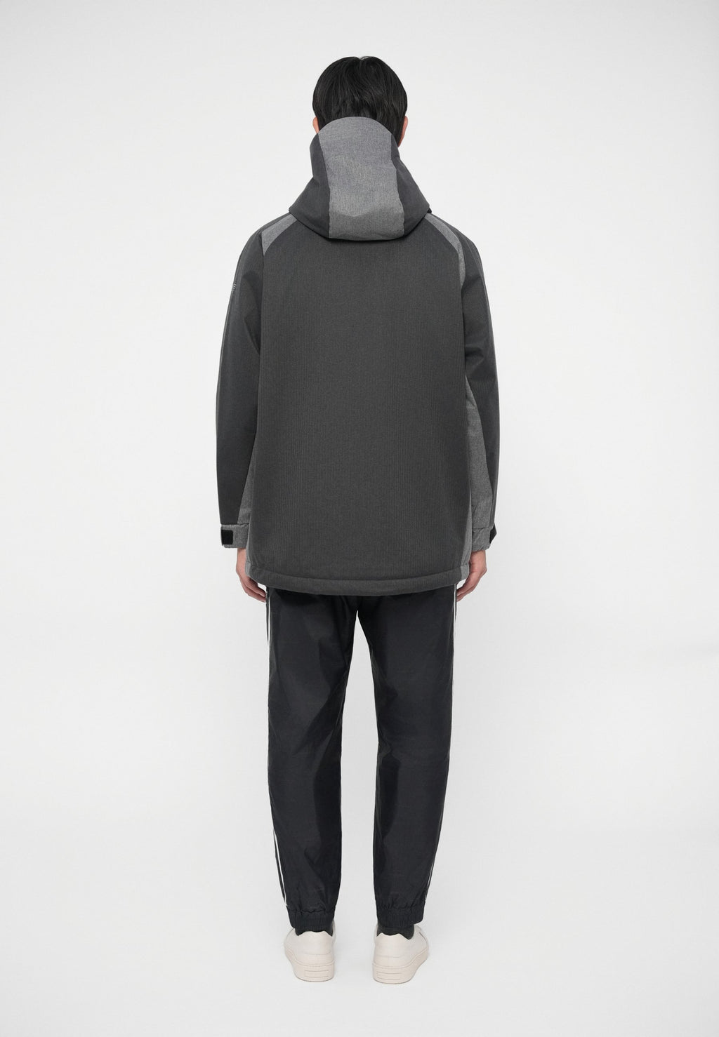 TRAIN LUX PADDED HOODIE JACKET - Parka - dark grey melange