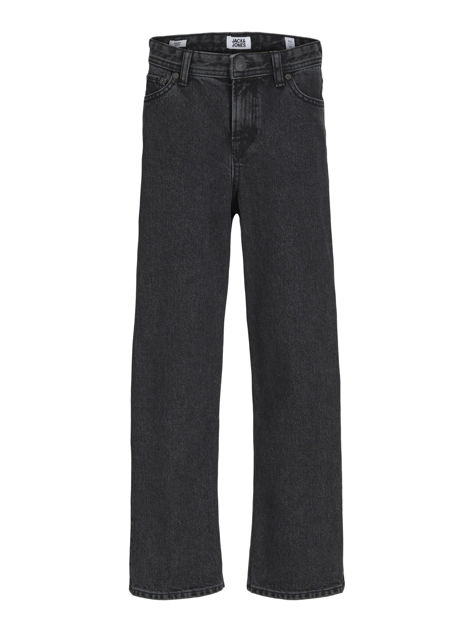 gy fit JJIALEX JJORIGINAL AKM 823 NOOS JNR Junior - Flared Jeans - black denim