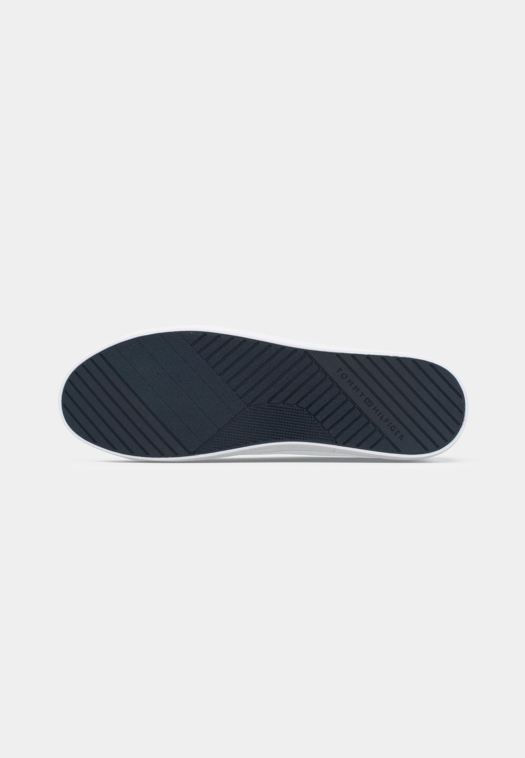 LOGO TRAINERS WITH LEATHER - Trainers - white