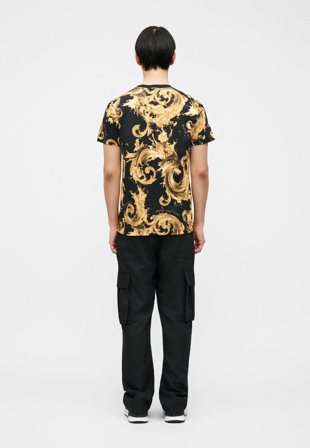 PRINT - Print T-shirt - black/gold-coloured