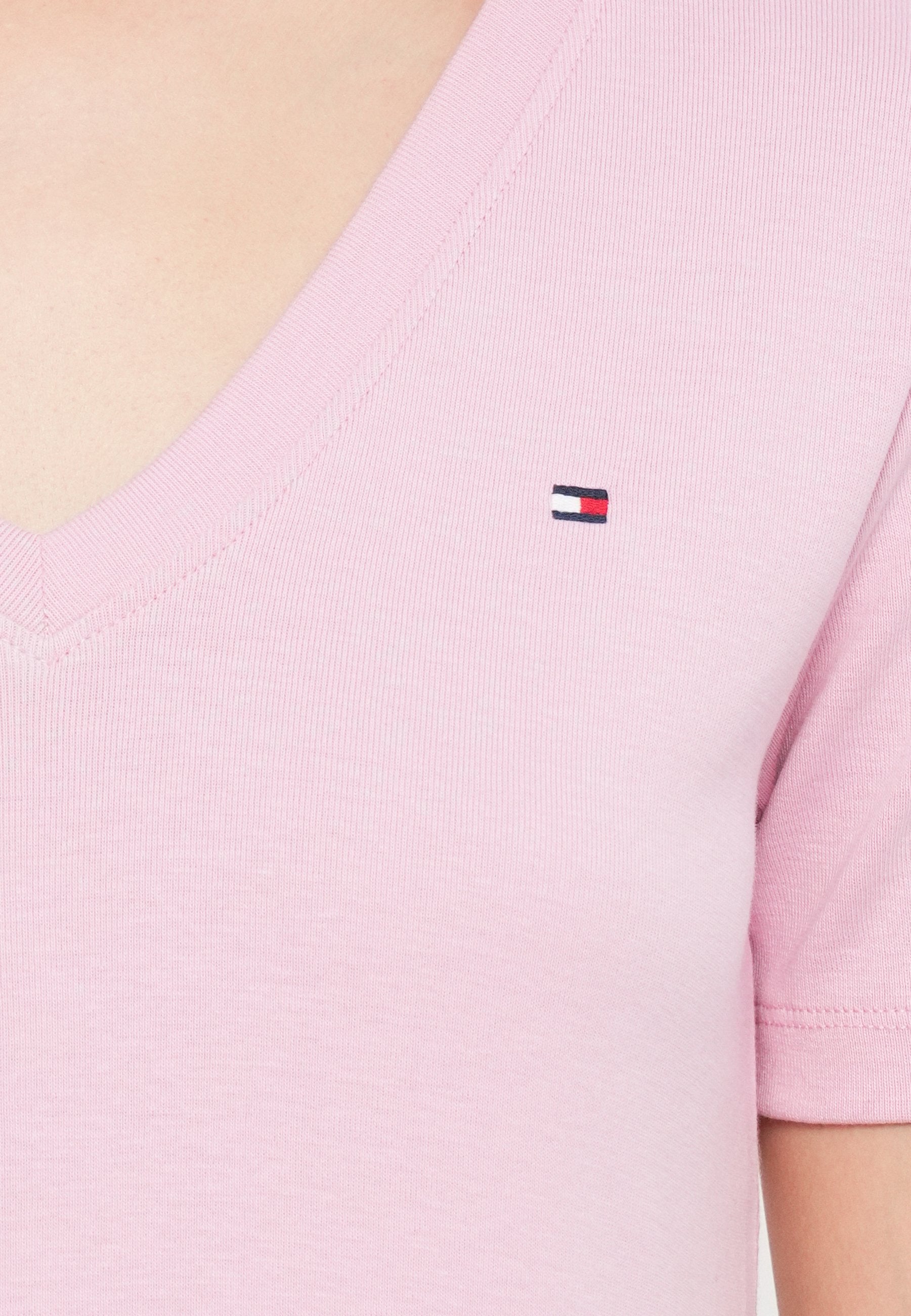 SLIM CODY V NECK - T-shirt basique - bonita pink