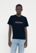 JORMONTAUK TYPE FRONT TEE - Print T-shirt - sky captain