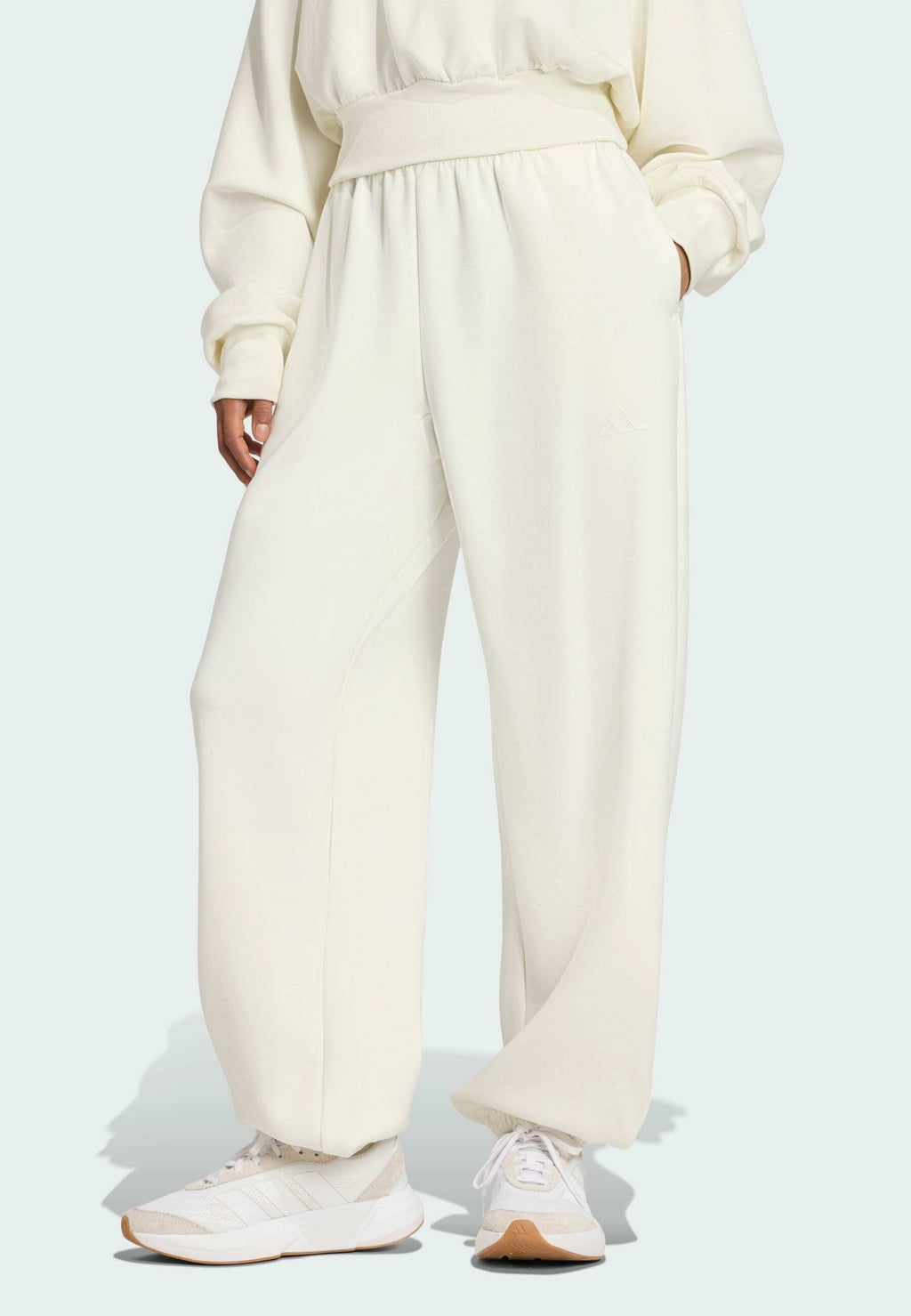 SOFT LUX PANTS - Tracksuit bottoms - owhite
