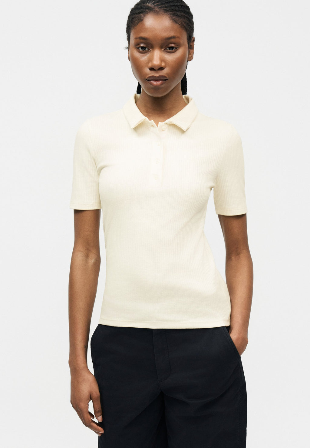 Polo shirt - ivory frost