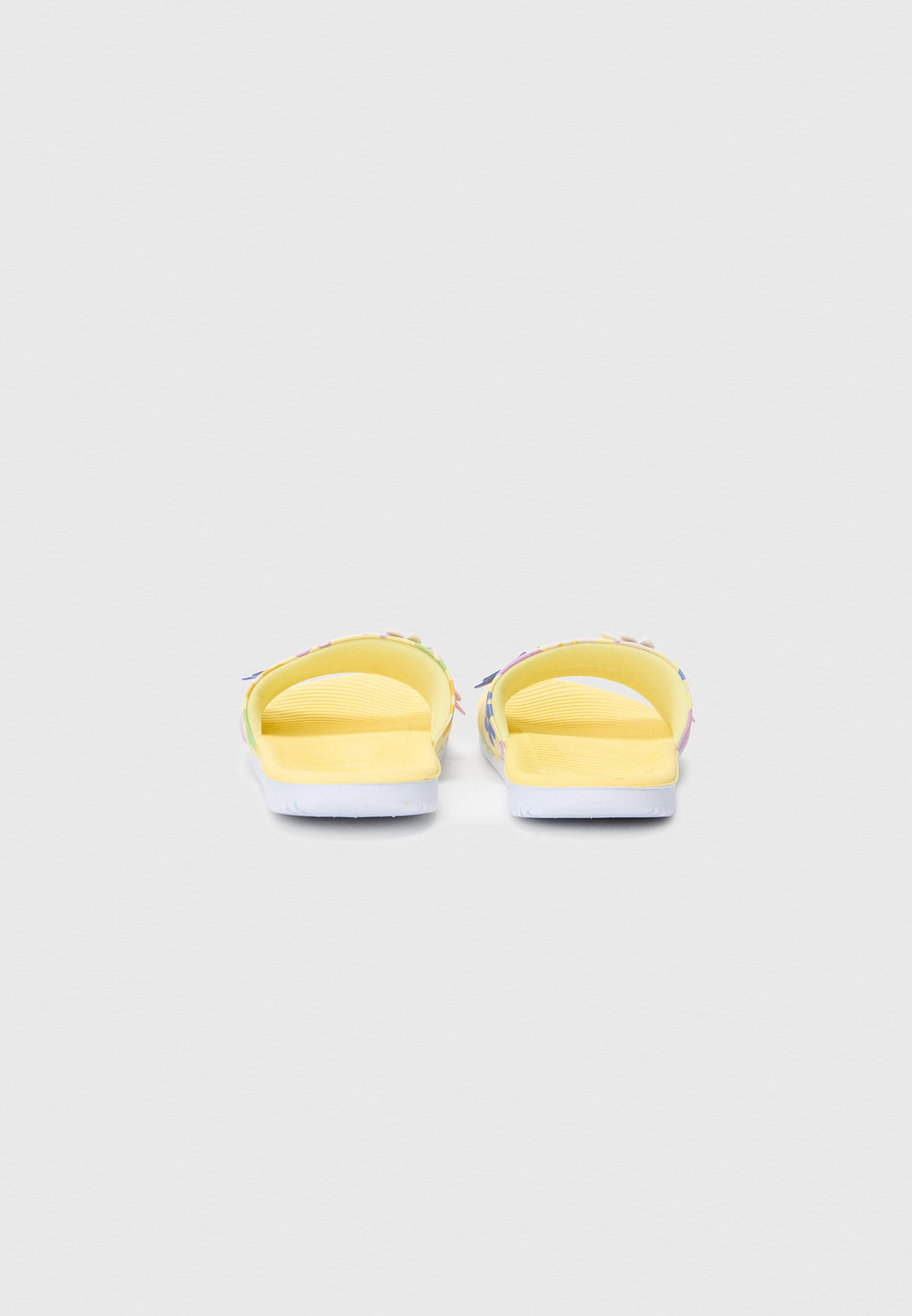 KAWA SLIDE UNISEX - Havuz terliği - yumuşak sarı/eflatun/çamur kırmızısı/safir
