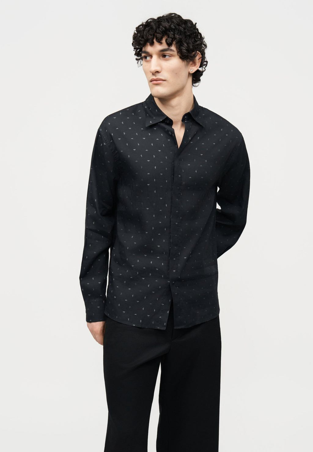 SHIRT - Shirt - blu navy/french oak