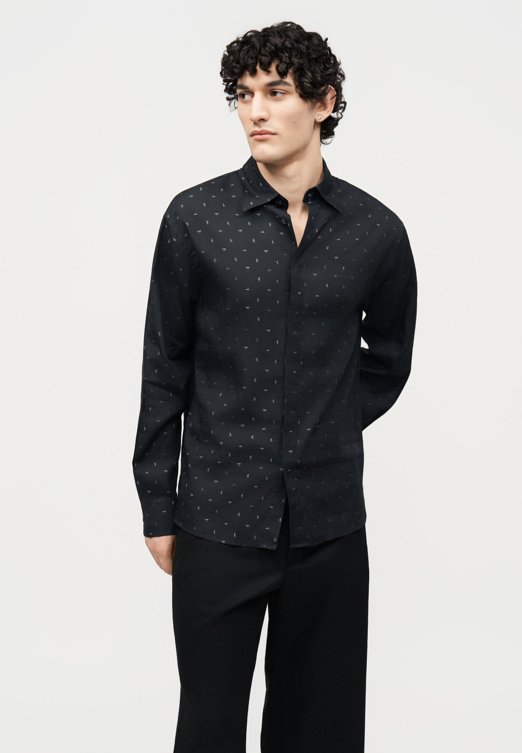 SHIRT - Shirt - blu navy/french oak