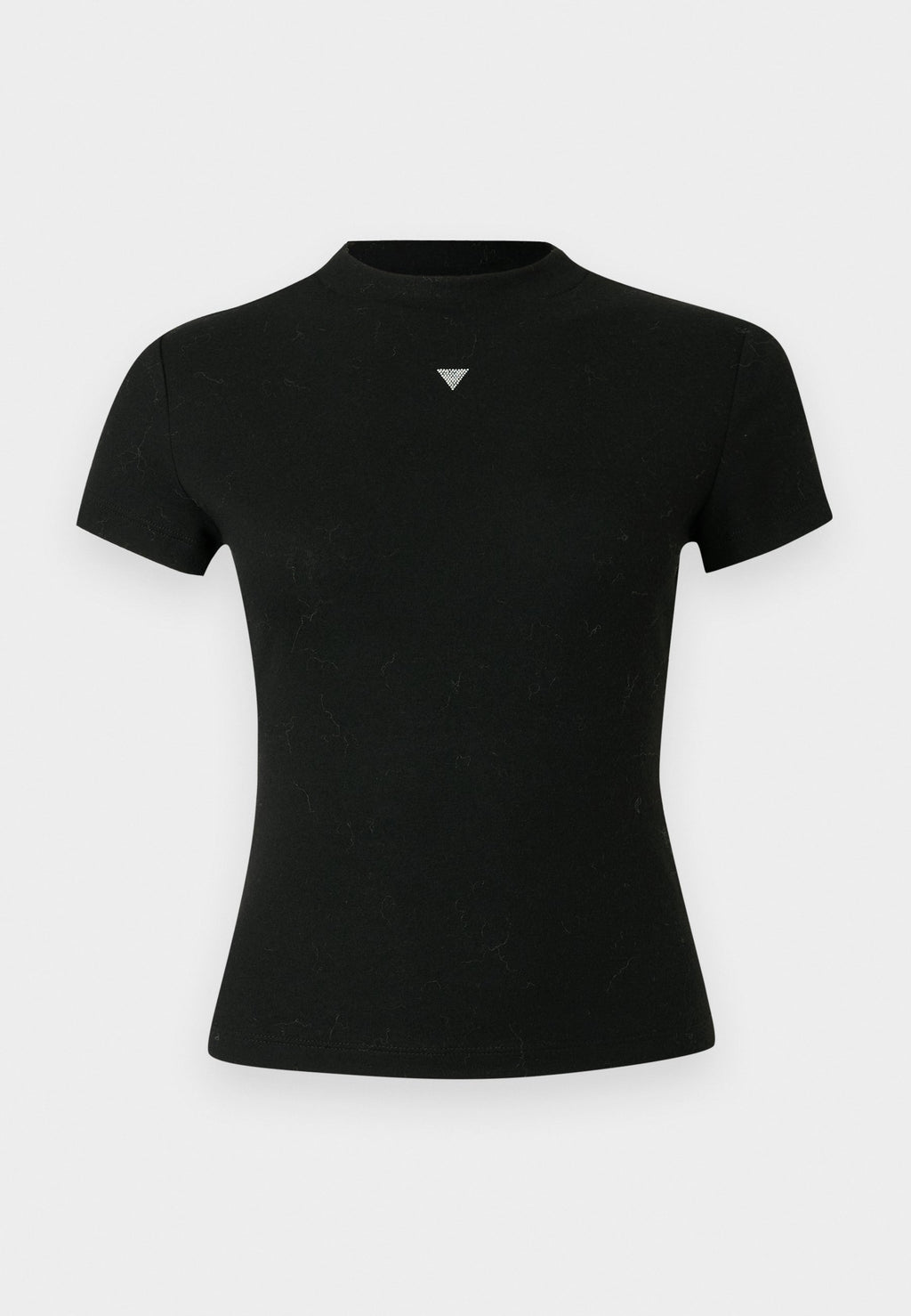 TINA MOCK NECK TOP - Basic T-shirt - jet black