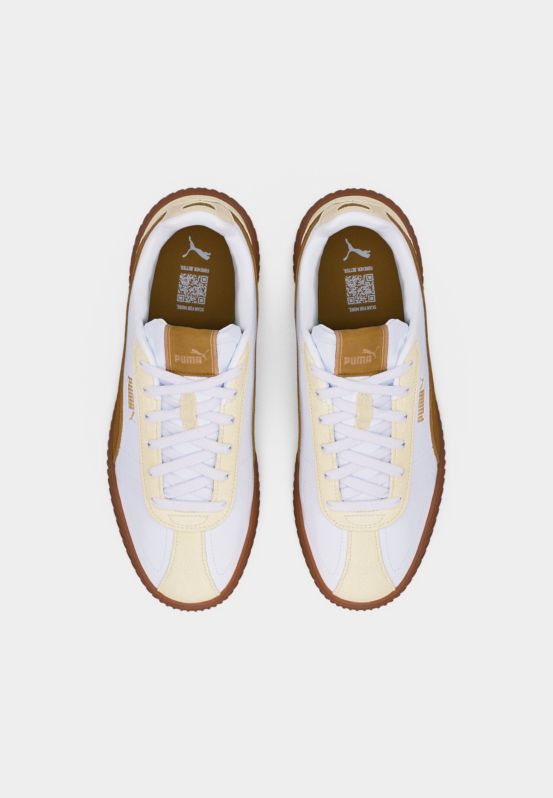 CLUB KAYZER OG UNISEX - Baskets - white/aged copper/vapor gray