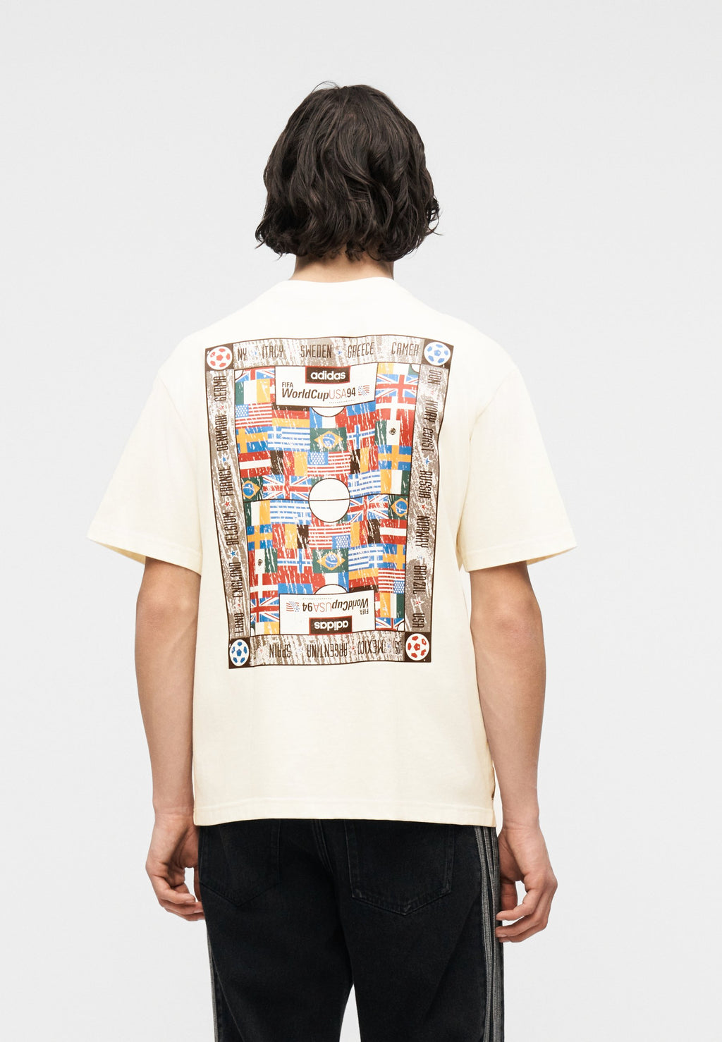 FLAG UNISEX - Print T-shirt - off-white