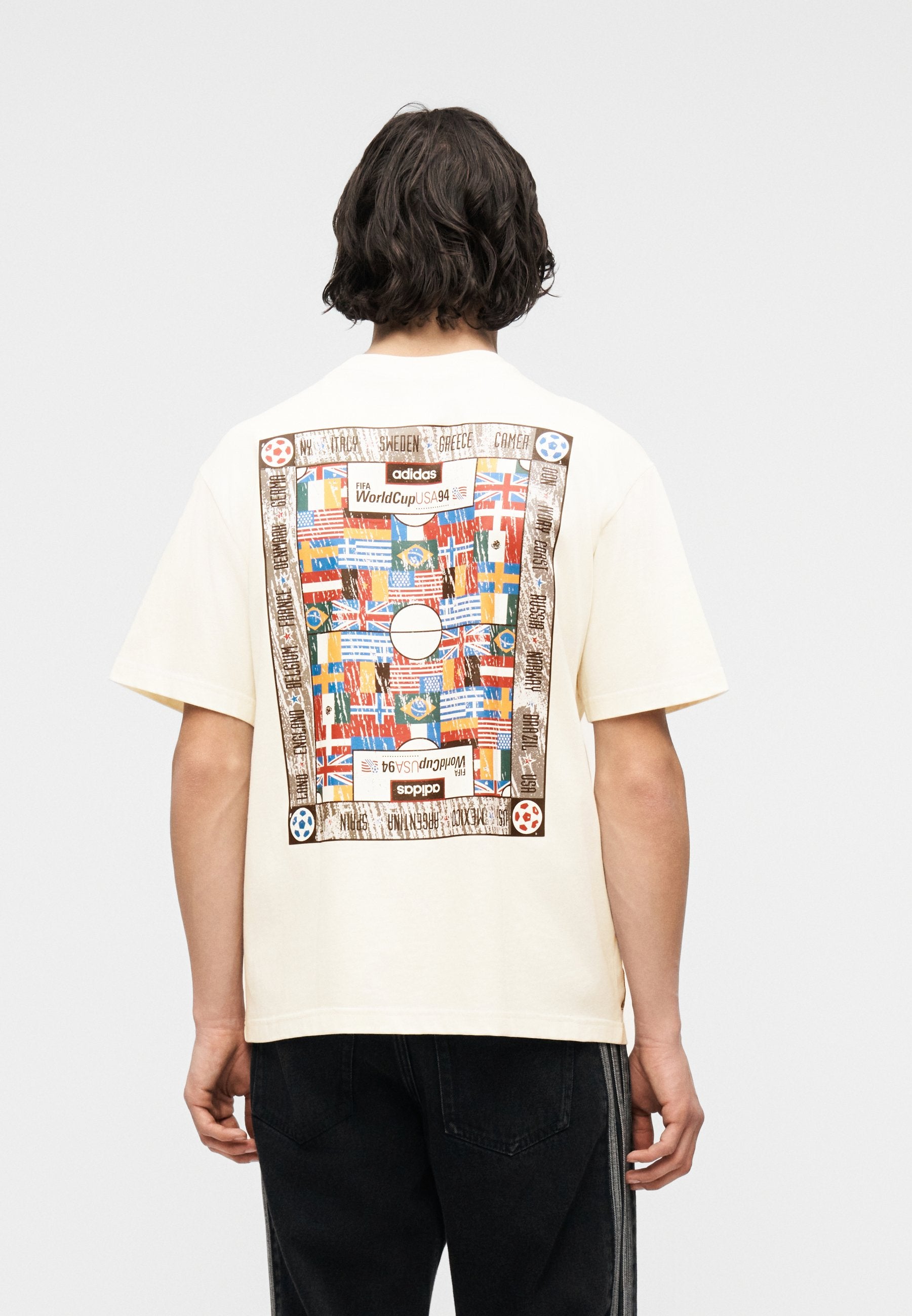 FLAG UNISEX - Print T-shirt - off-white