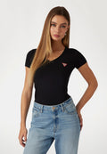 MINI TRIANGLE TEE - Basic T-shirt - jet black