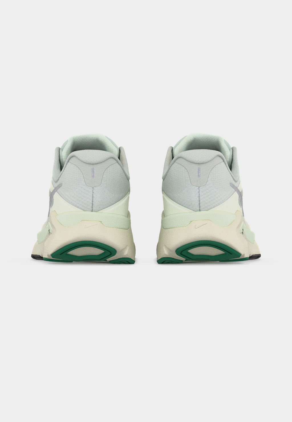 STRUCTURE PLUS - Road running shoes - light silver-coloured/metallic silver-coloured/coconut milk/arctic green