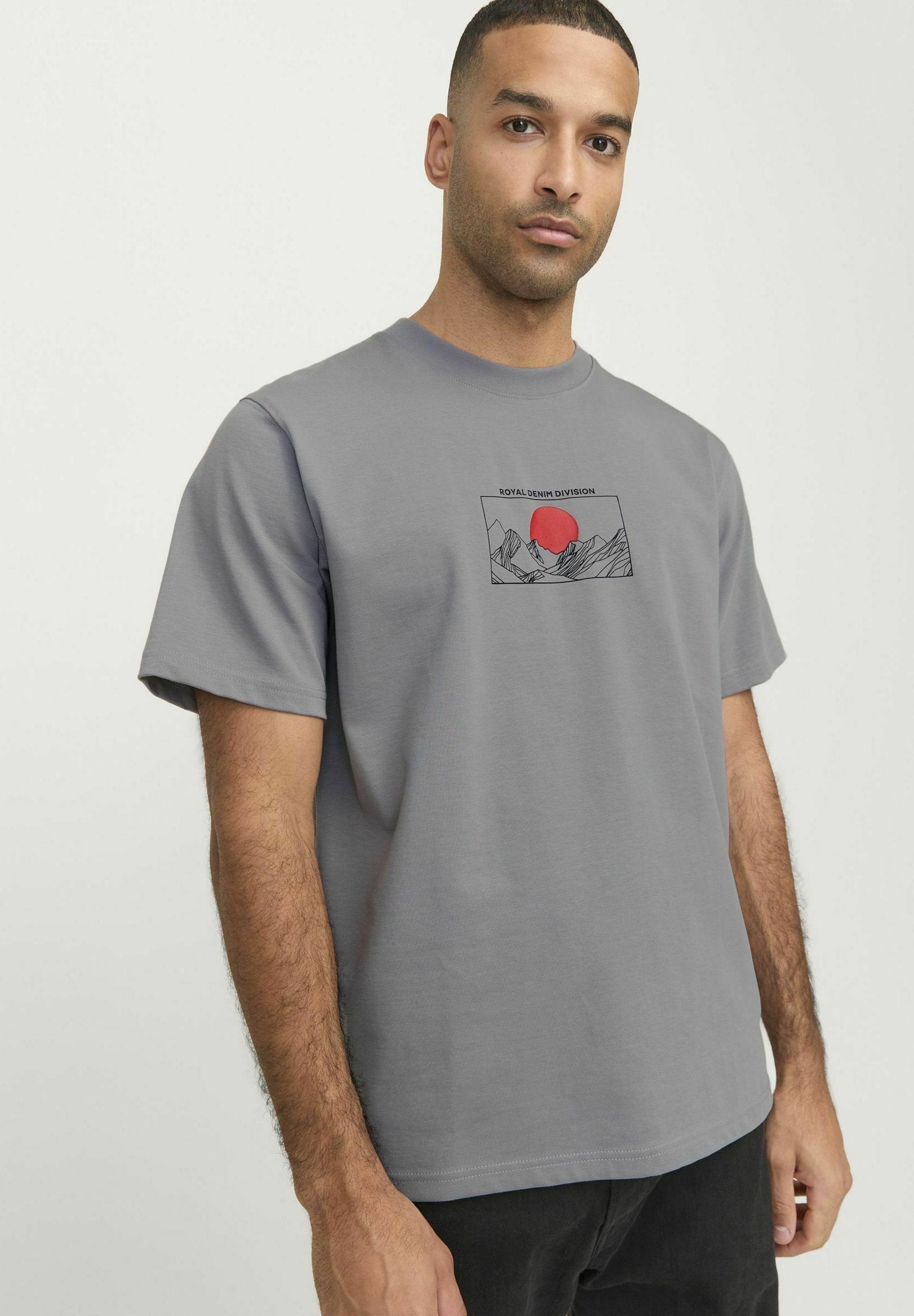 RDD Printed - Print T-shirt - frost gray