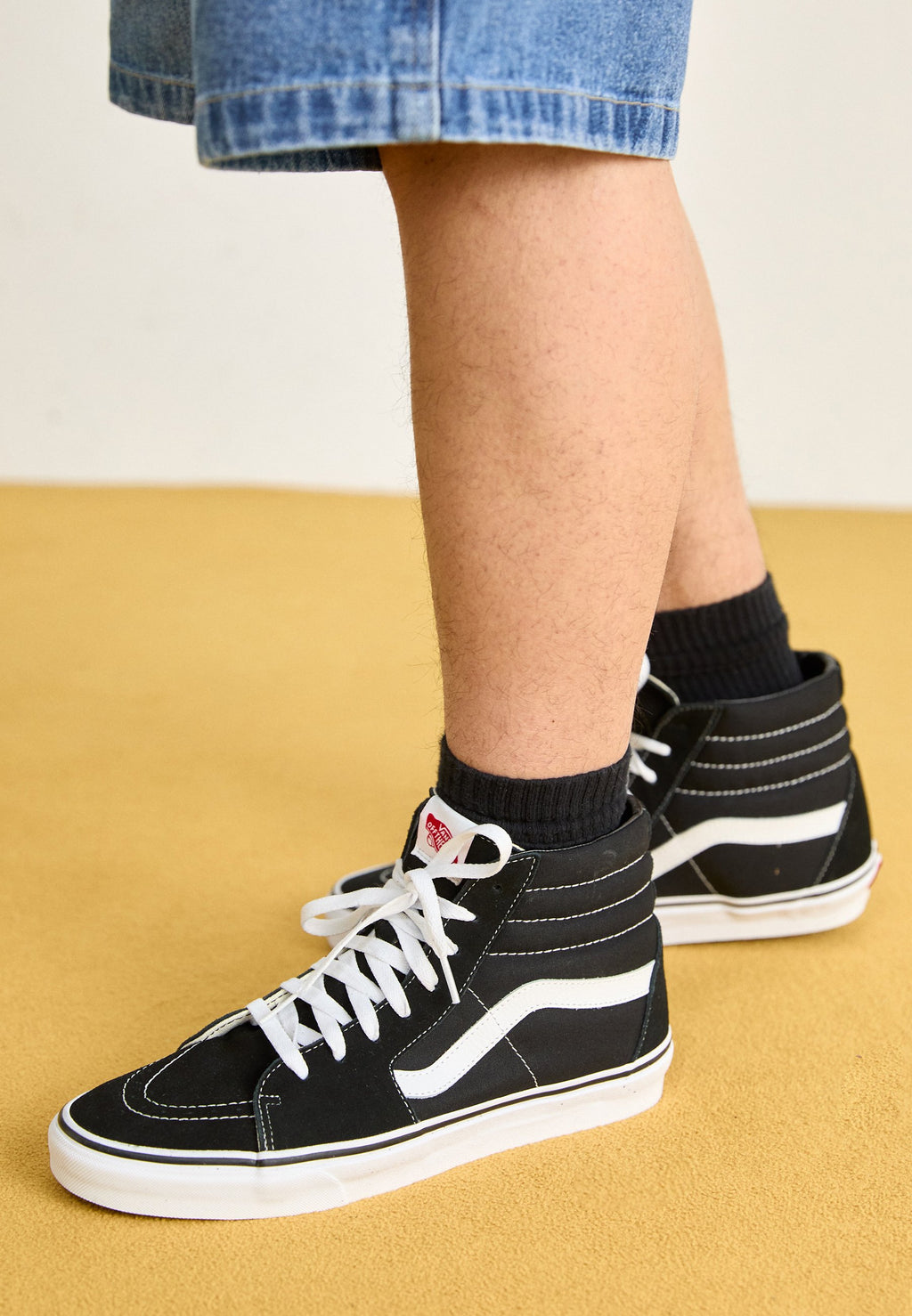 SK8-HI UNISEX - Baskets montantes - black/white