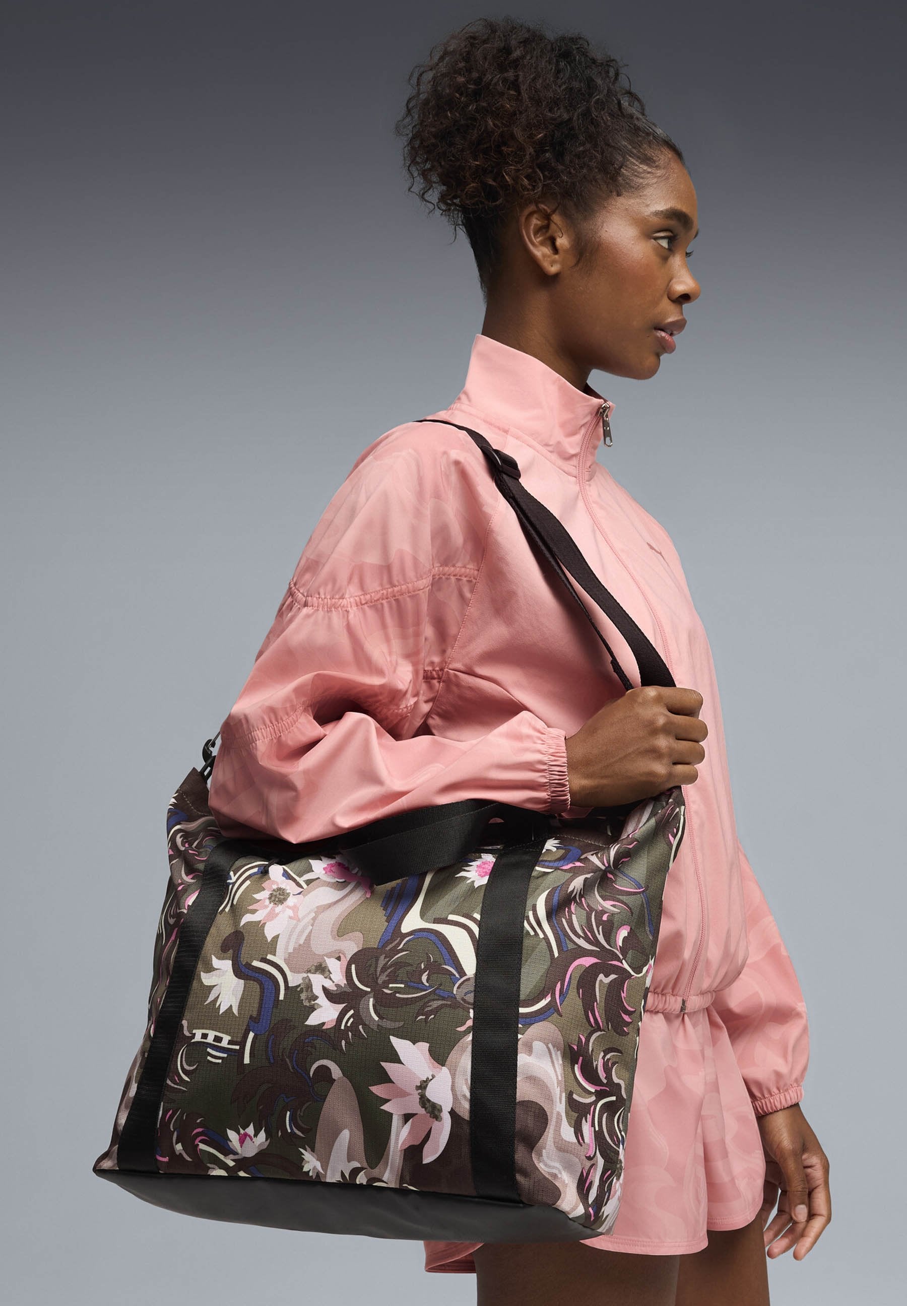 AT ESS CONCEPT 1 SHOPPER - Sports bag - loden green-rosy outlook-concept 2