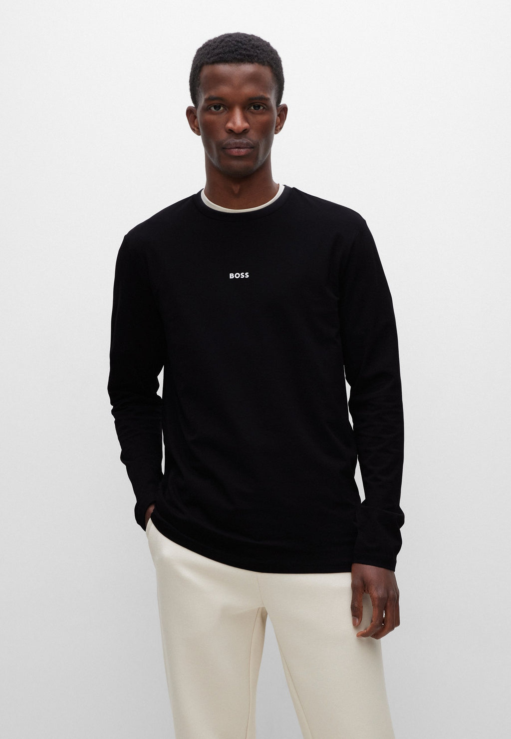 CHARK - Long sleeved top - black