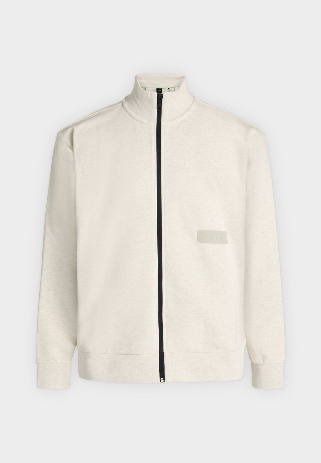 Zip-up sweatshirt - open white