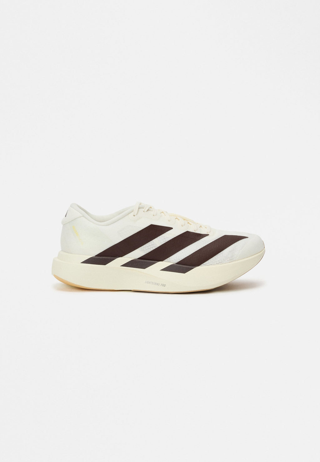 ADIZERO EVO SL M - Trainers - off white/shadow brown/almost yellow