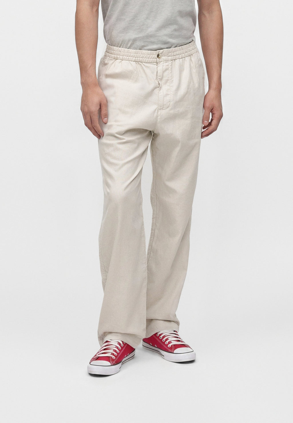RELAXED - Trousers - regular grey