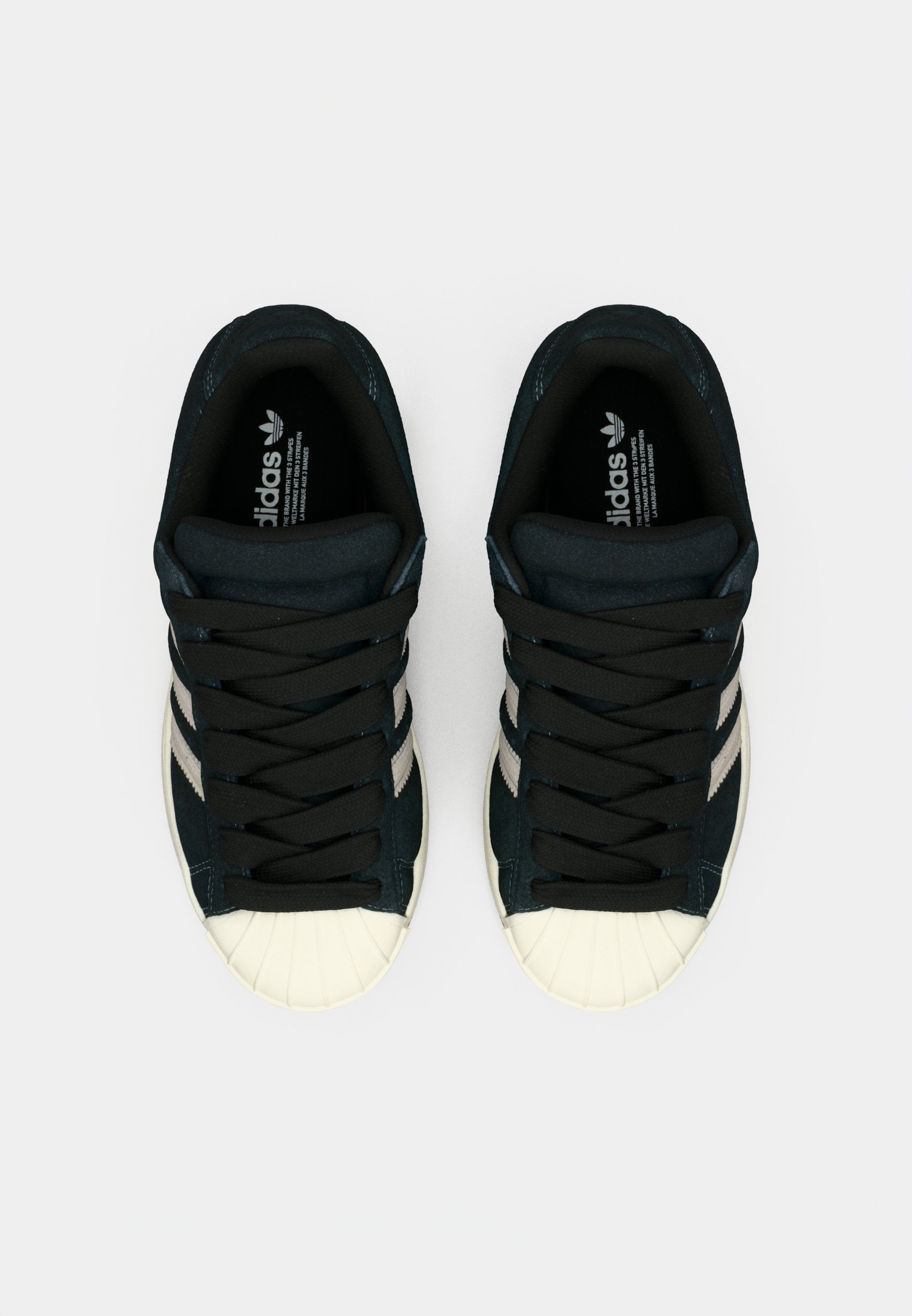 SUPERSTAR ST - Skate shoes - core black/core white/clear sky