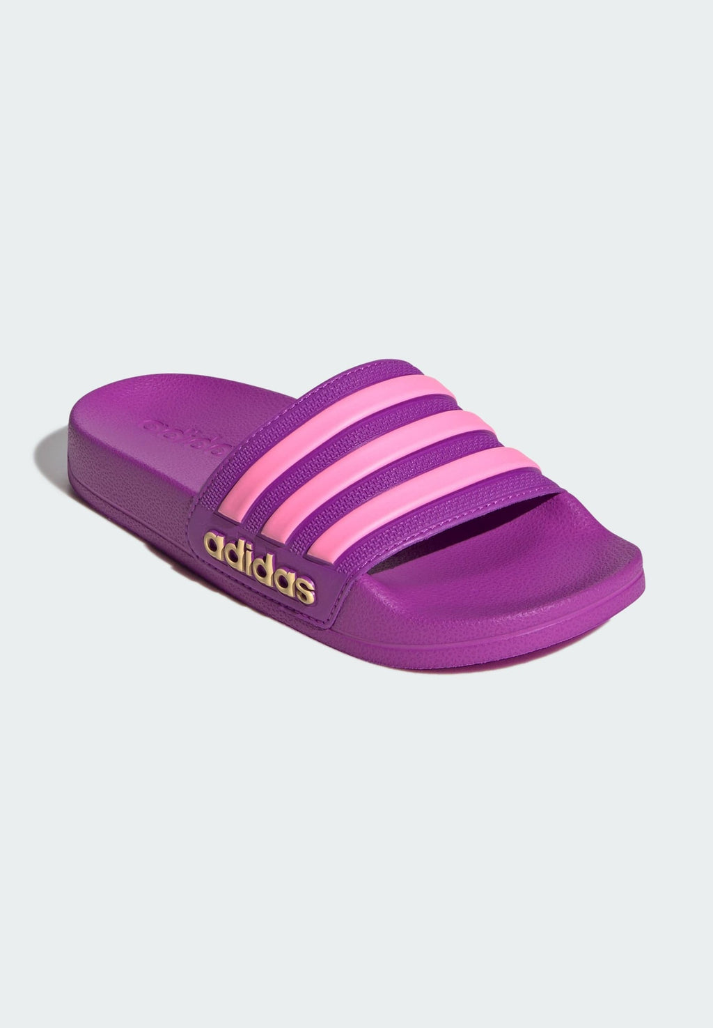ADILETTE SHOWER UNISEX - Pool slides - purple burst   bliss pink   semi ice tangerine