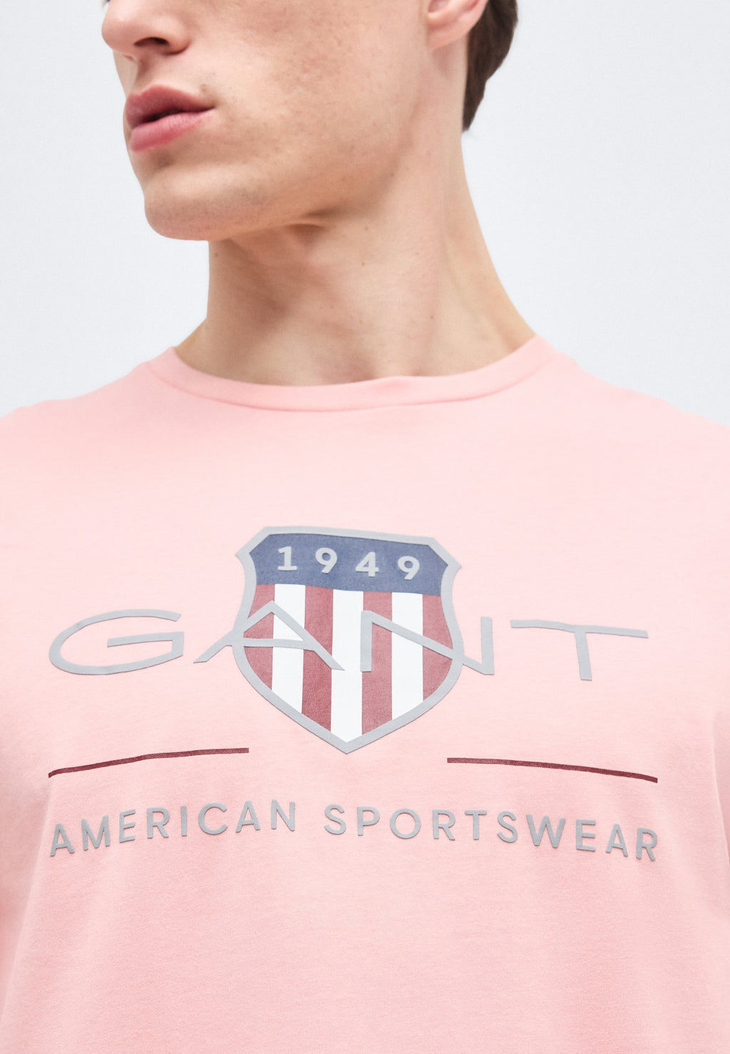 REG ARCHIVE SHIELD SS T-SHIRT - Print T-shirt - bubbelgum pink