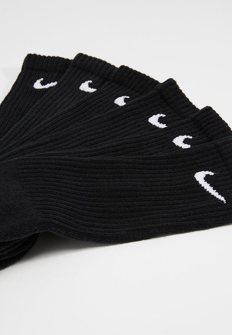 EVERYDAY CUSH CREW 3 PACK - Sports socks - black/white
