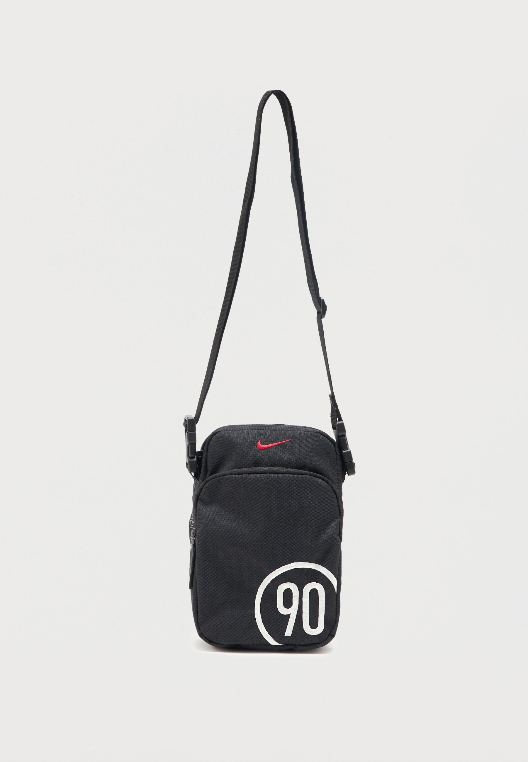 HERITAGE CROSSBODY UNISEX - Cross body bag - black/gym red