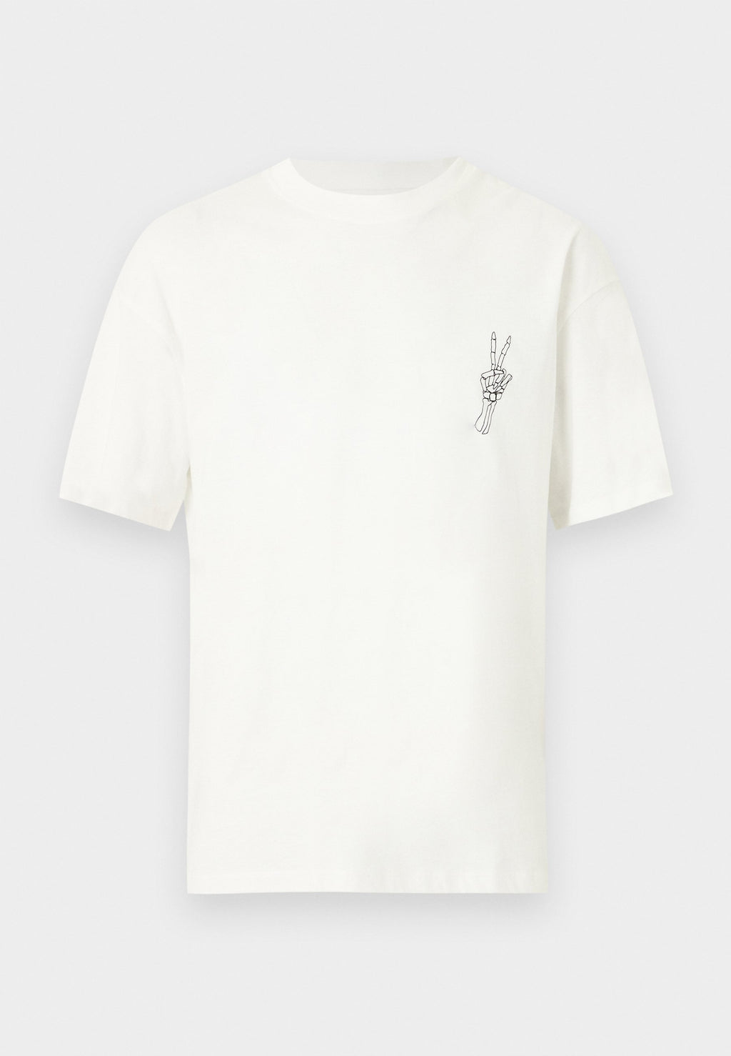 JJTUNE TEE CREW NECK - Print T-shirt - cloud dancer