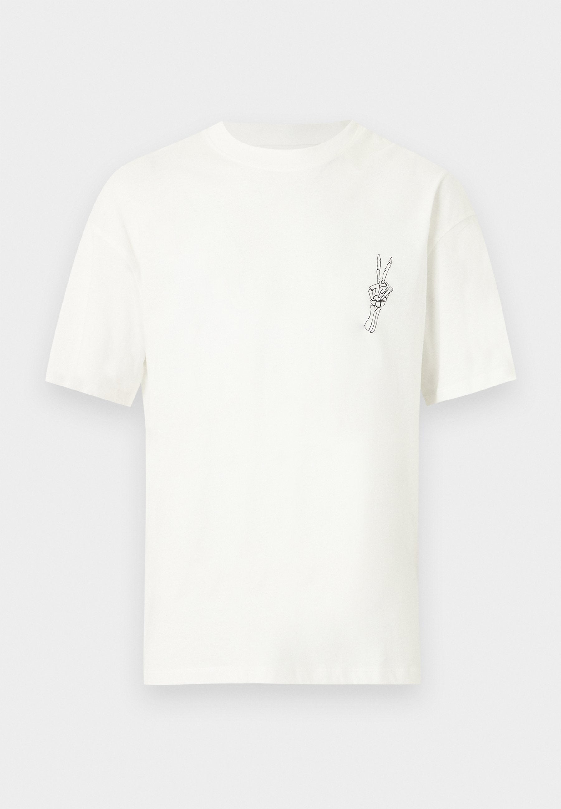 JJTUNE TEE CREW NECK - Print T-shirt - cloud dancer