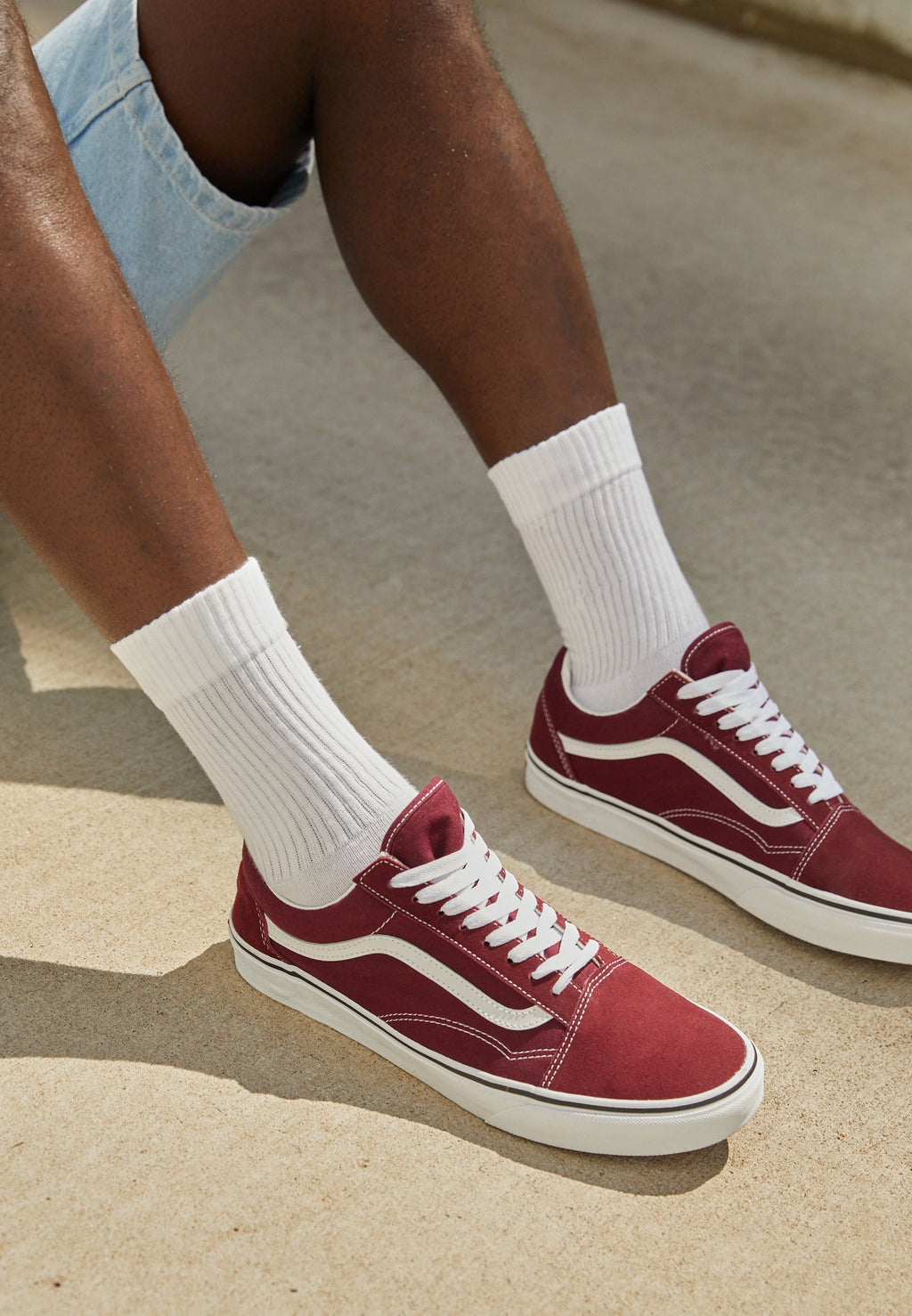 OLD SKOOL UNISEX - Baskets - port royale/true white