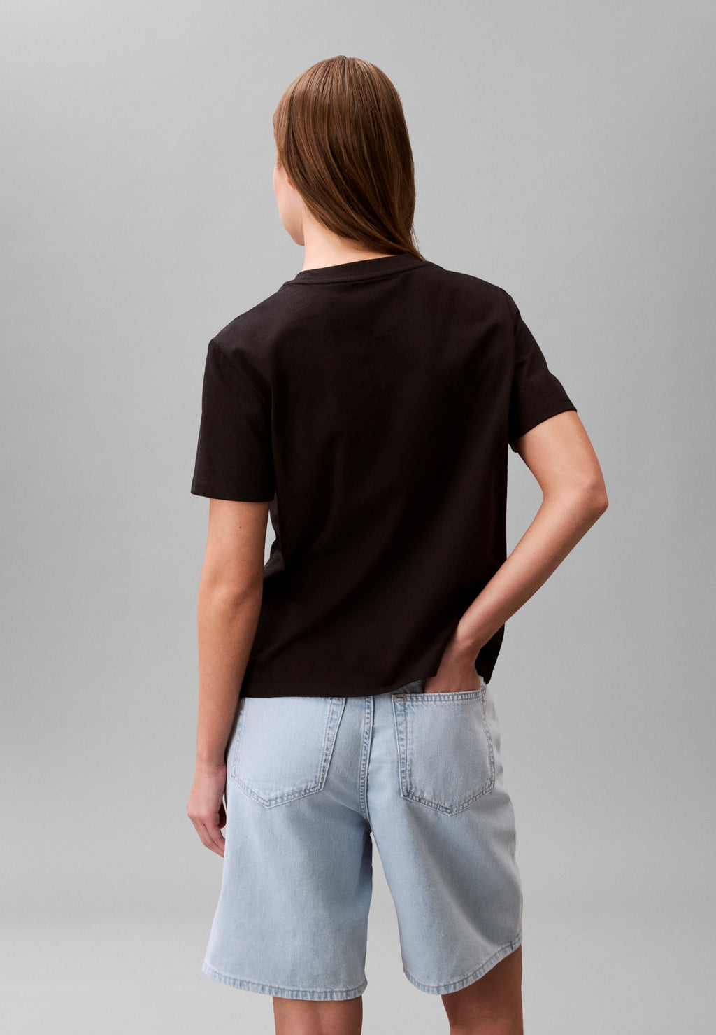 LOGO CLASSIC TEE - Print T-shirt - black