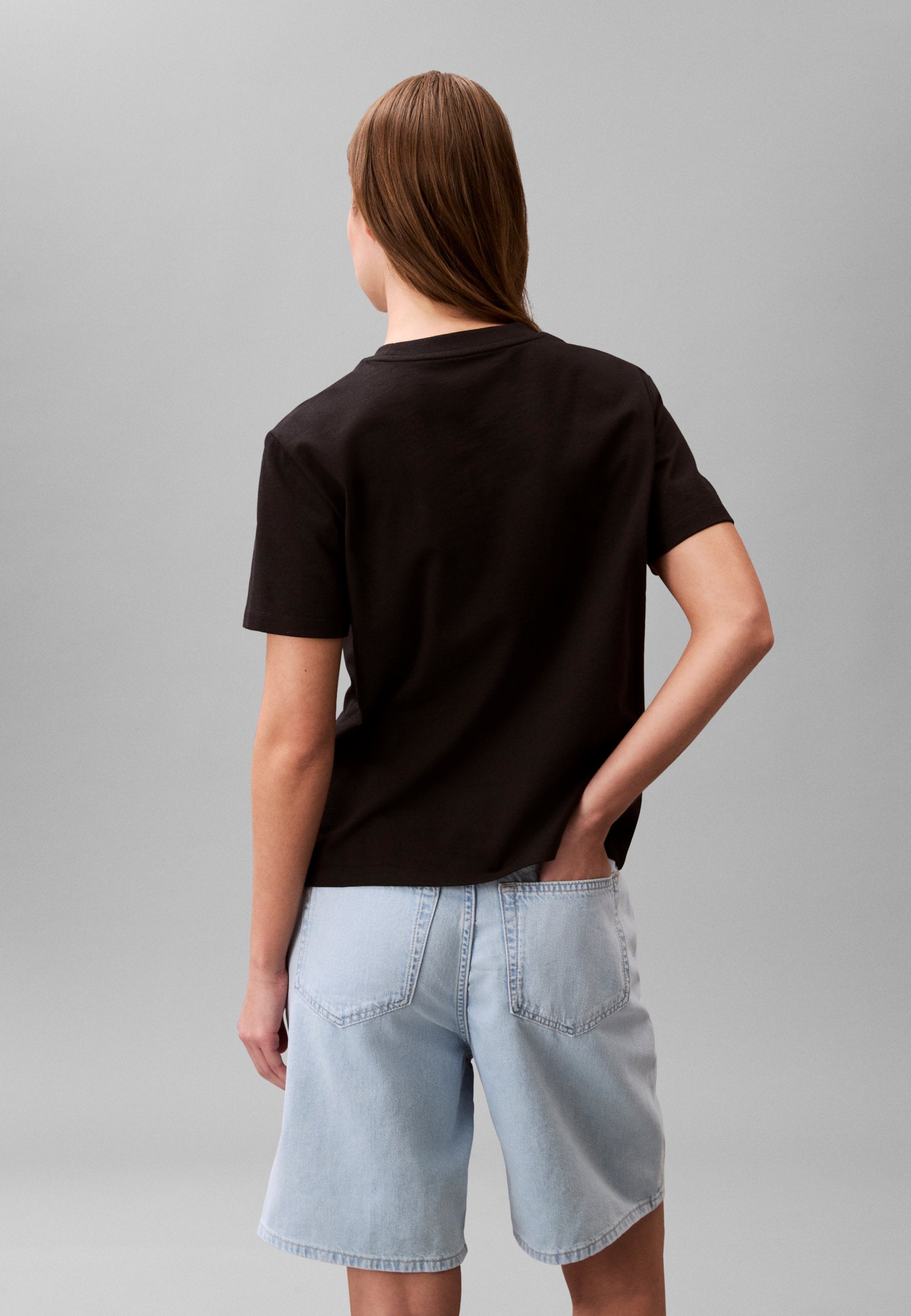 LOGO CLASSIC TEE - Print T-shirt - black
