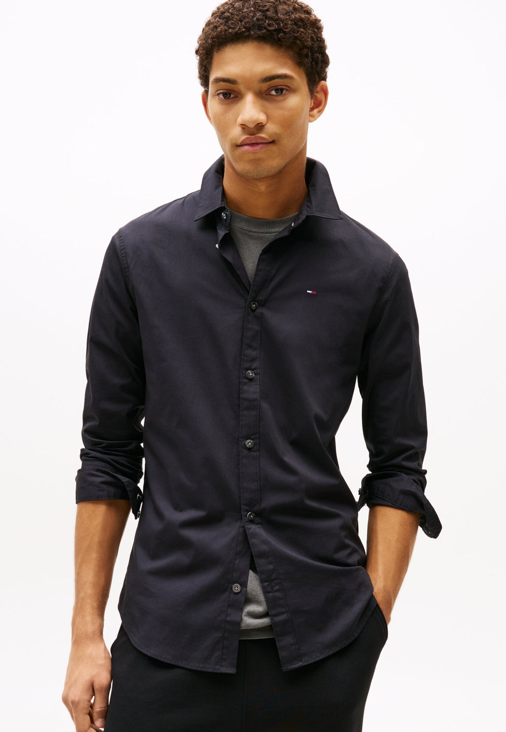 ORIGINAL STRETCH SHIRT - Shirt - black