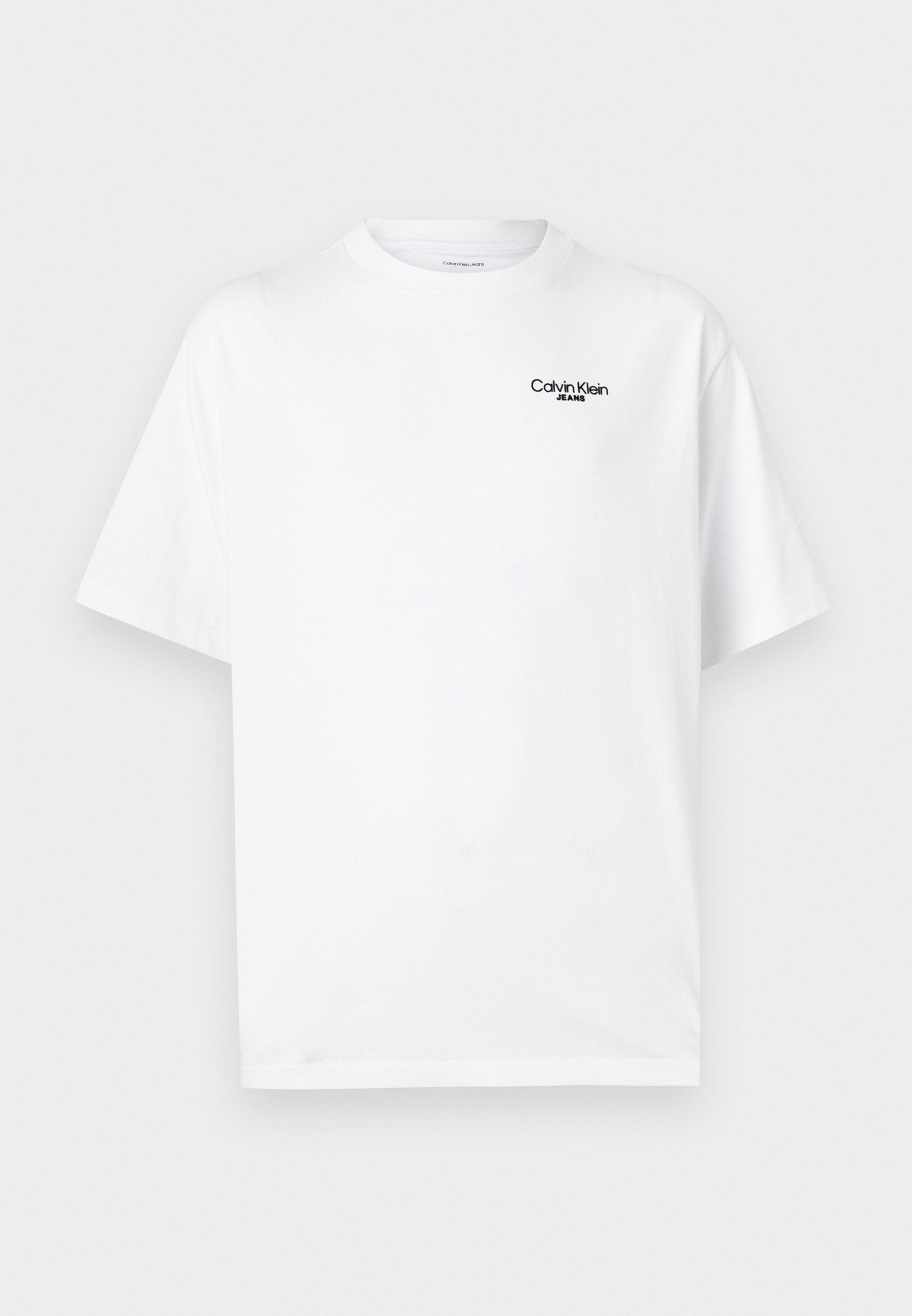 LOGO BACK PRINT UNISEX - Print T-shirt - brilliant white