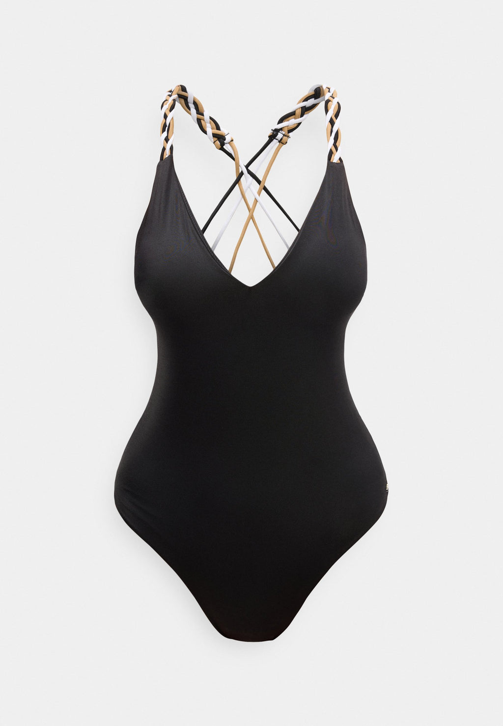 SWIMSUIT_BOSS BRAID - Swimsuit - black