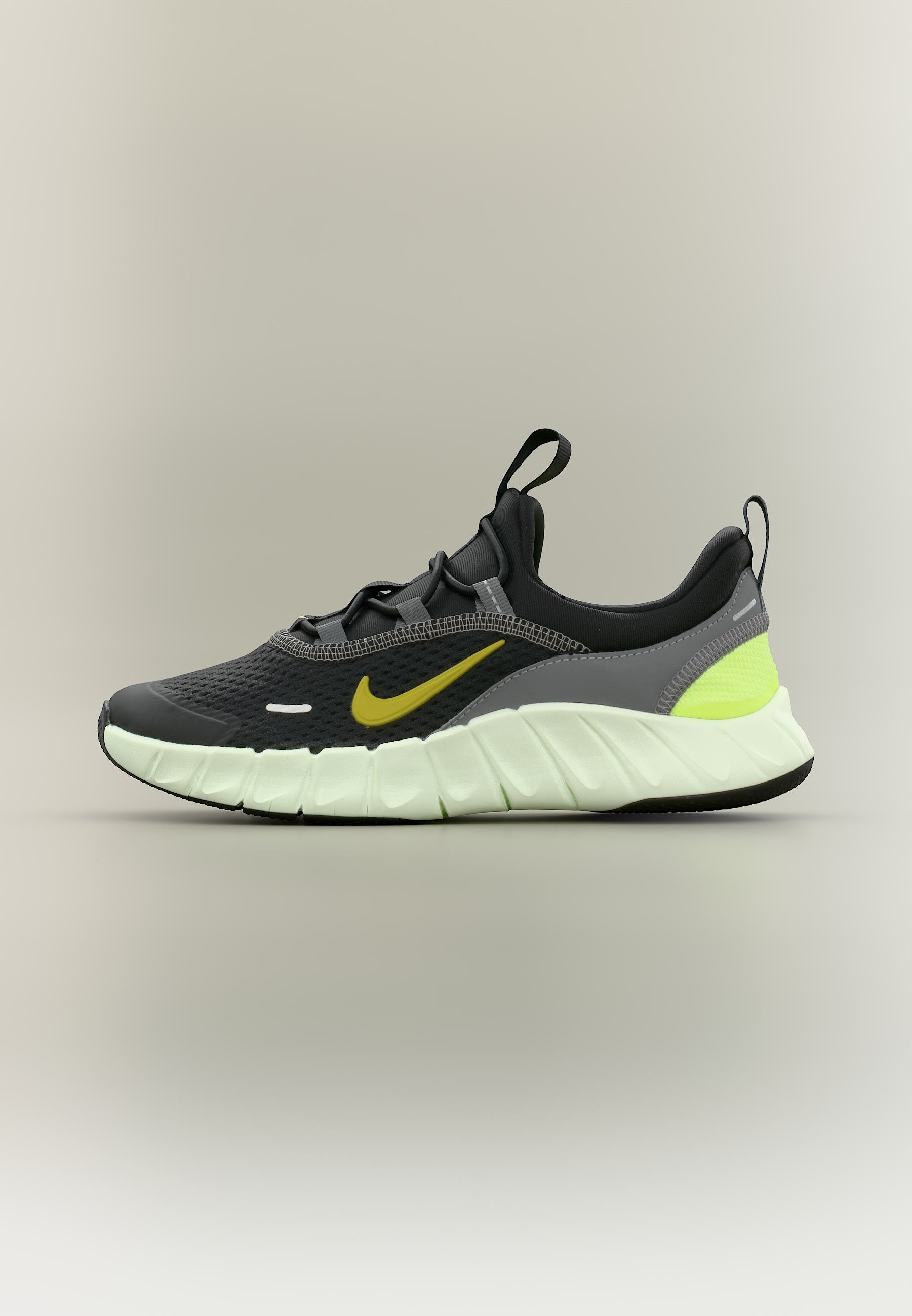 FREE RIDE UNISEX - Road running shoes - black/saffron quartz/pencil point/volt ice/volt tint