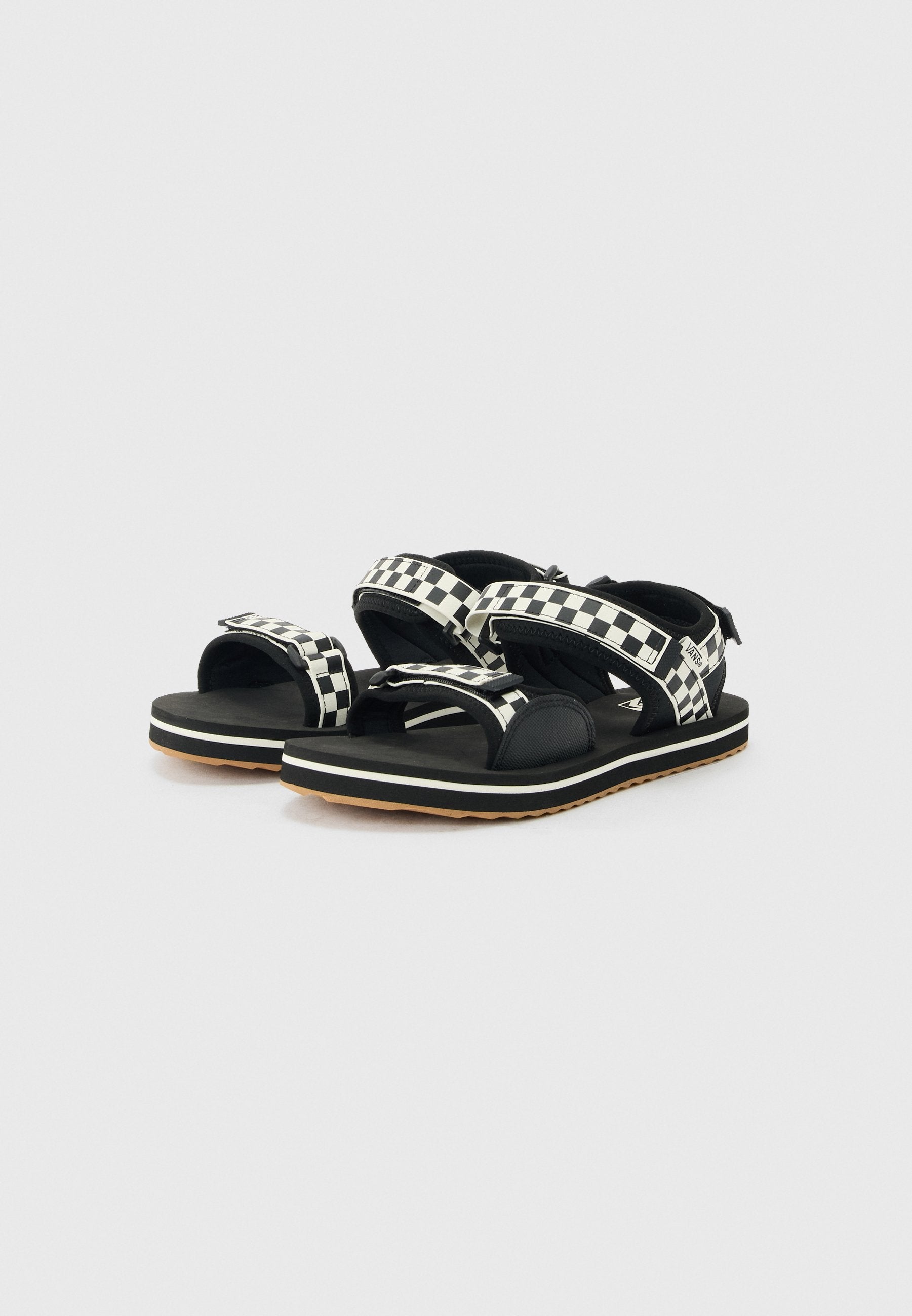 TRI LOCK - Sandals - black/marshmallow