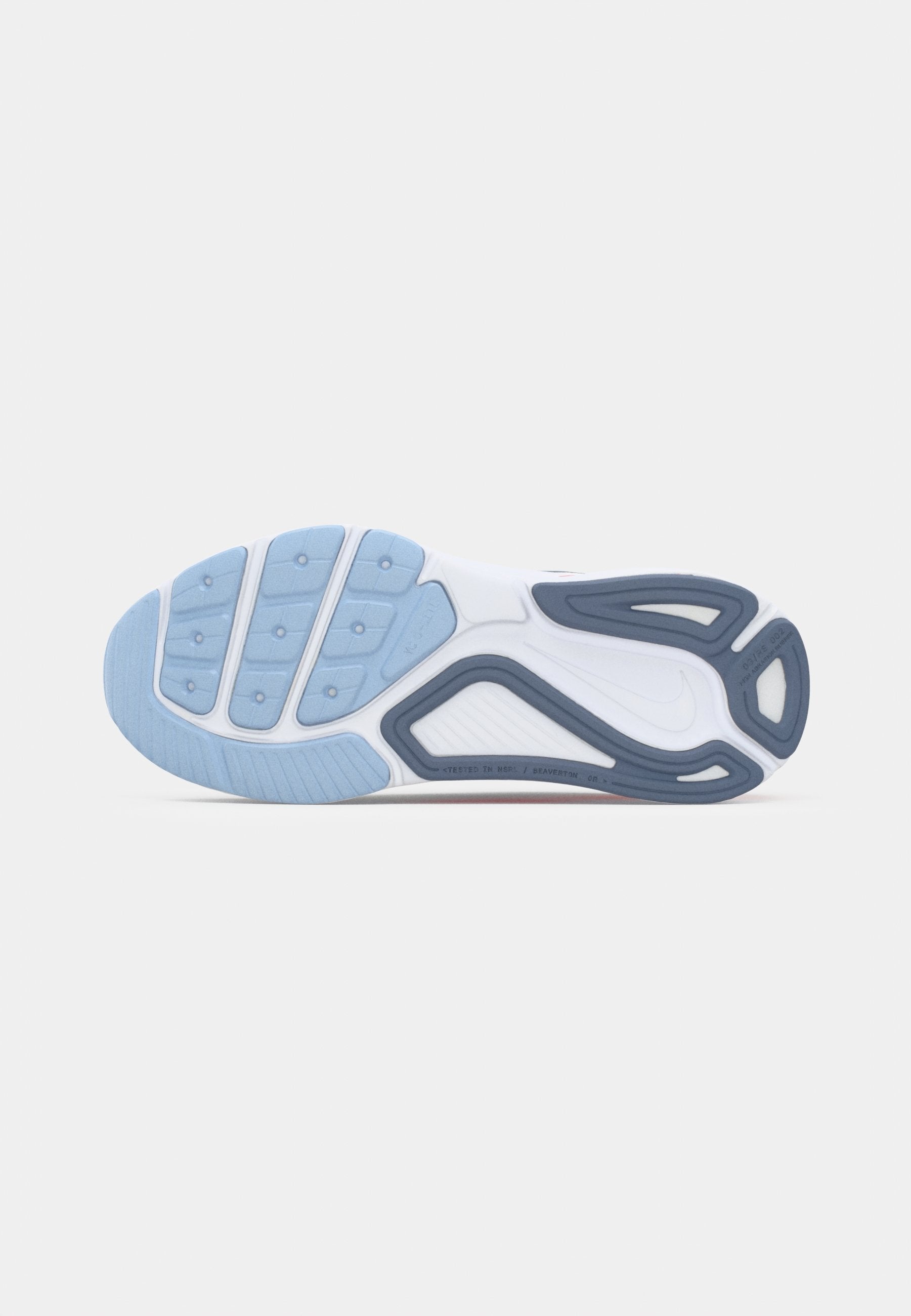 W NIKE STRUCTURE 26 - Road running shoes - white/ashen slate/hot lava/hydrogen blue