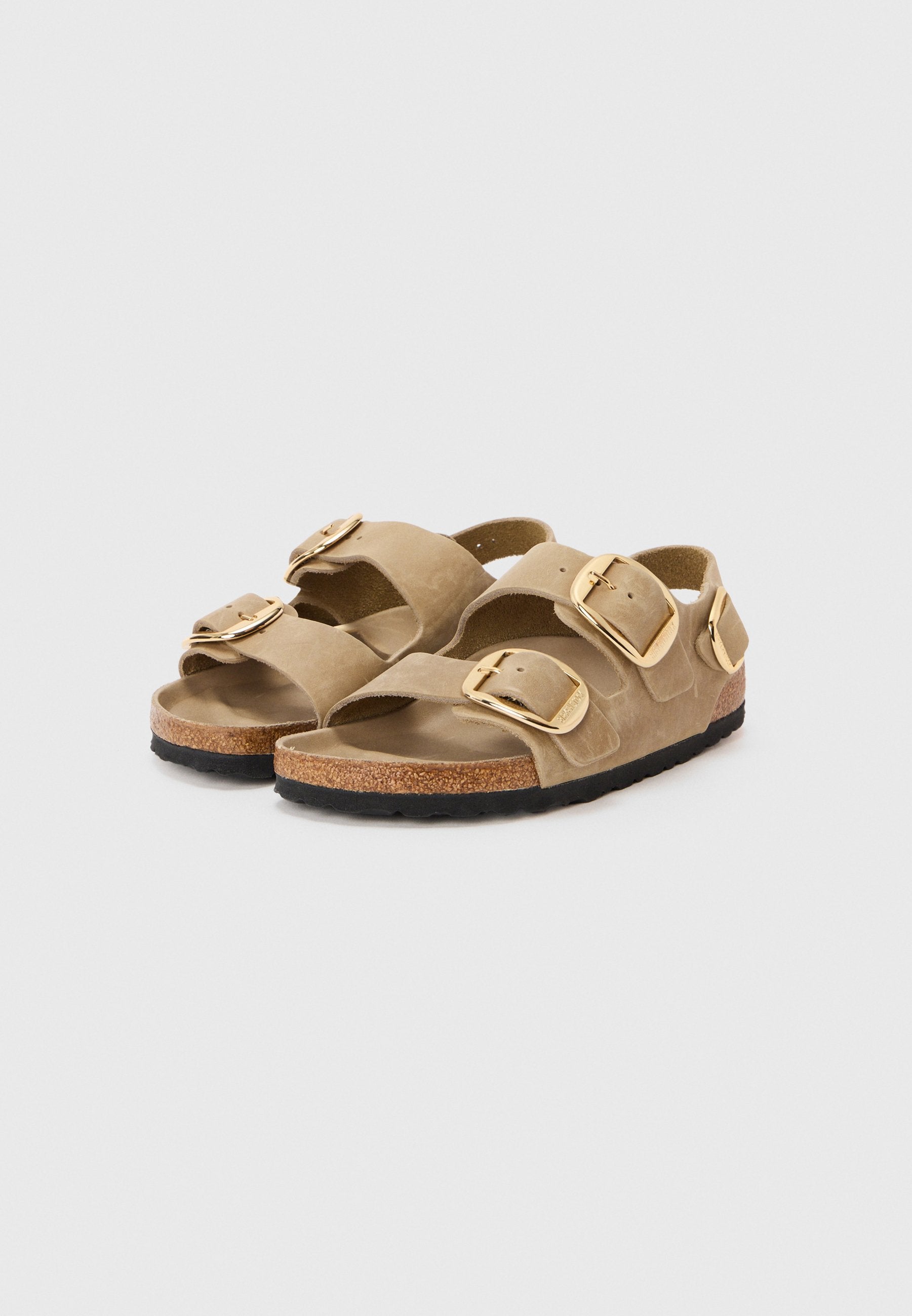 MILANO BIG BUCKLE LEOI TABACCO BROWN HEXN REGULAR - Sandals - tabacco brown