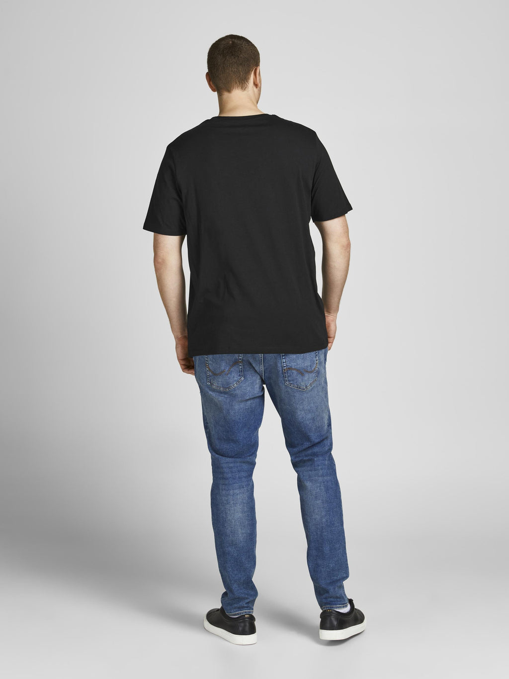 JJECORP LOGO TEE CREW NECK  - Print T-shirt - black