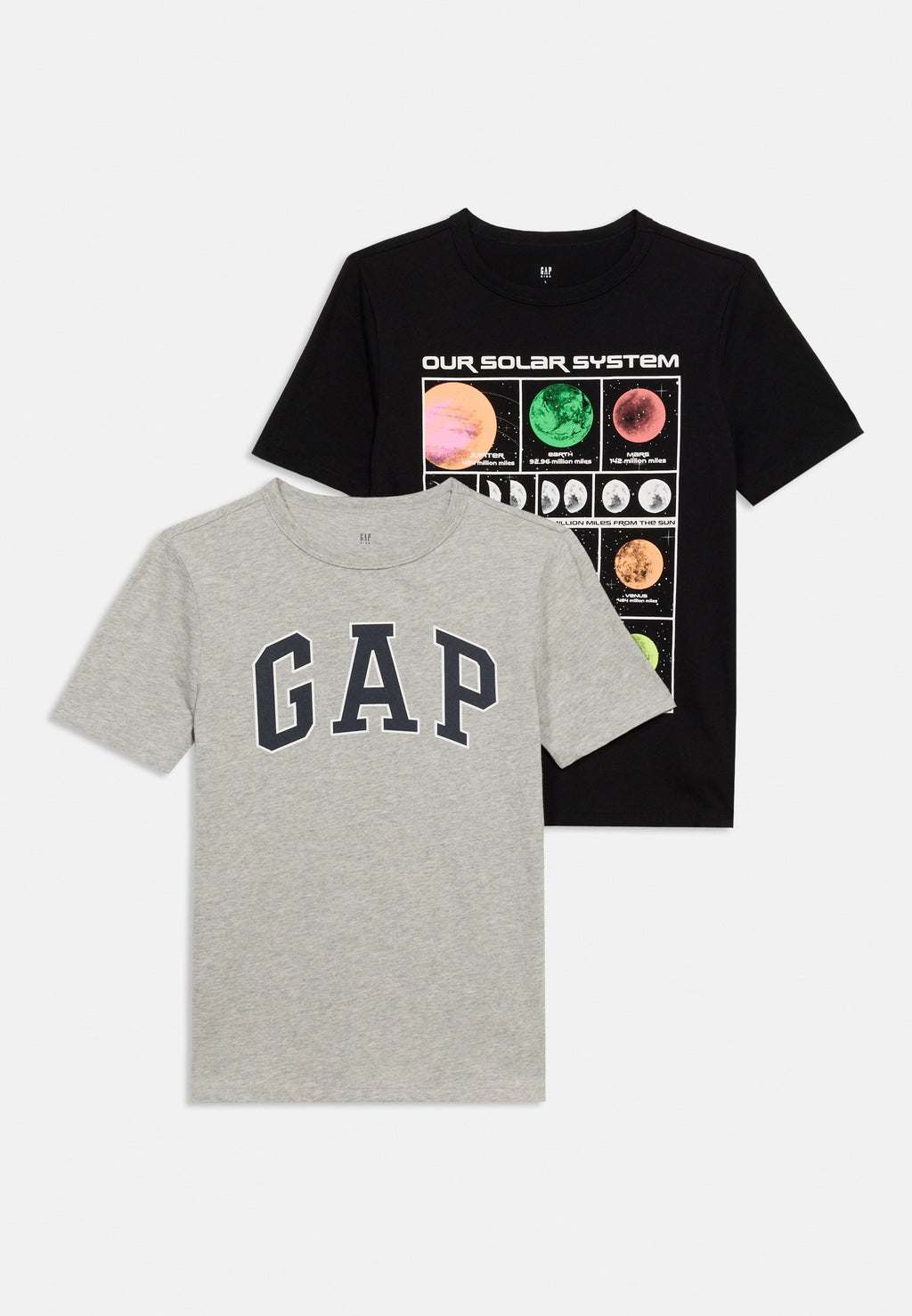 VALUE GRAPHICS 2 PACK - Print T-shirt - black/light grey