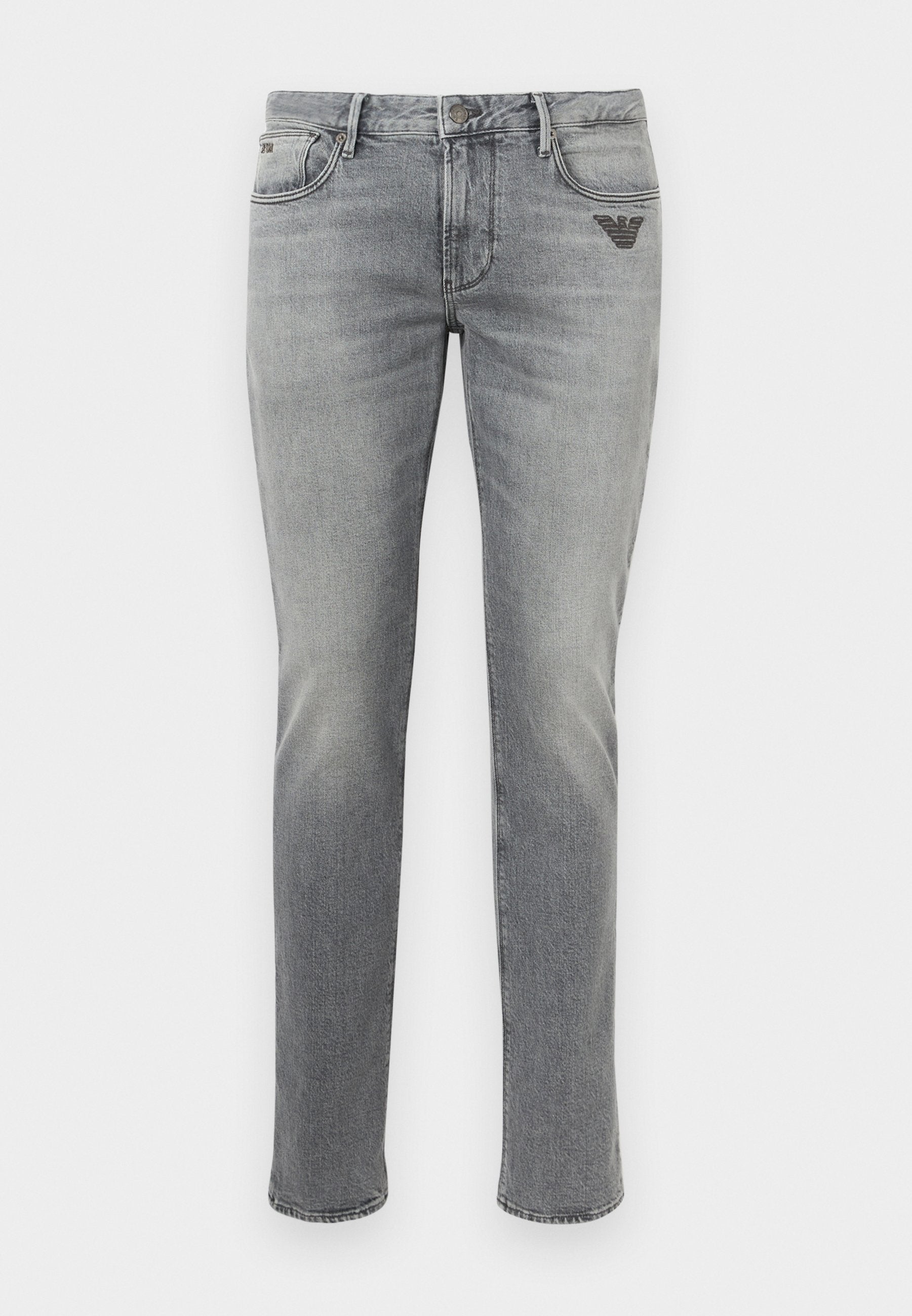 POCKETS PANT - Slim fit jeans - light grey denim