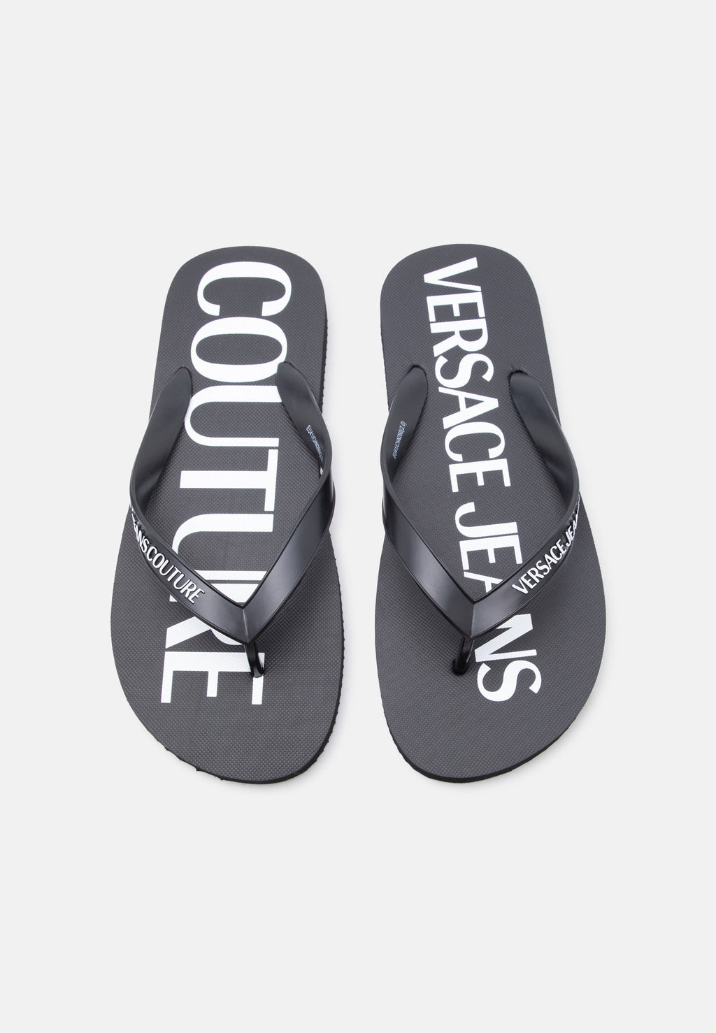 FONDO - T-bar sandals - black/white