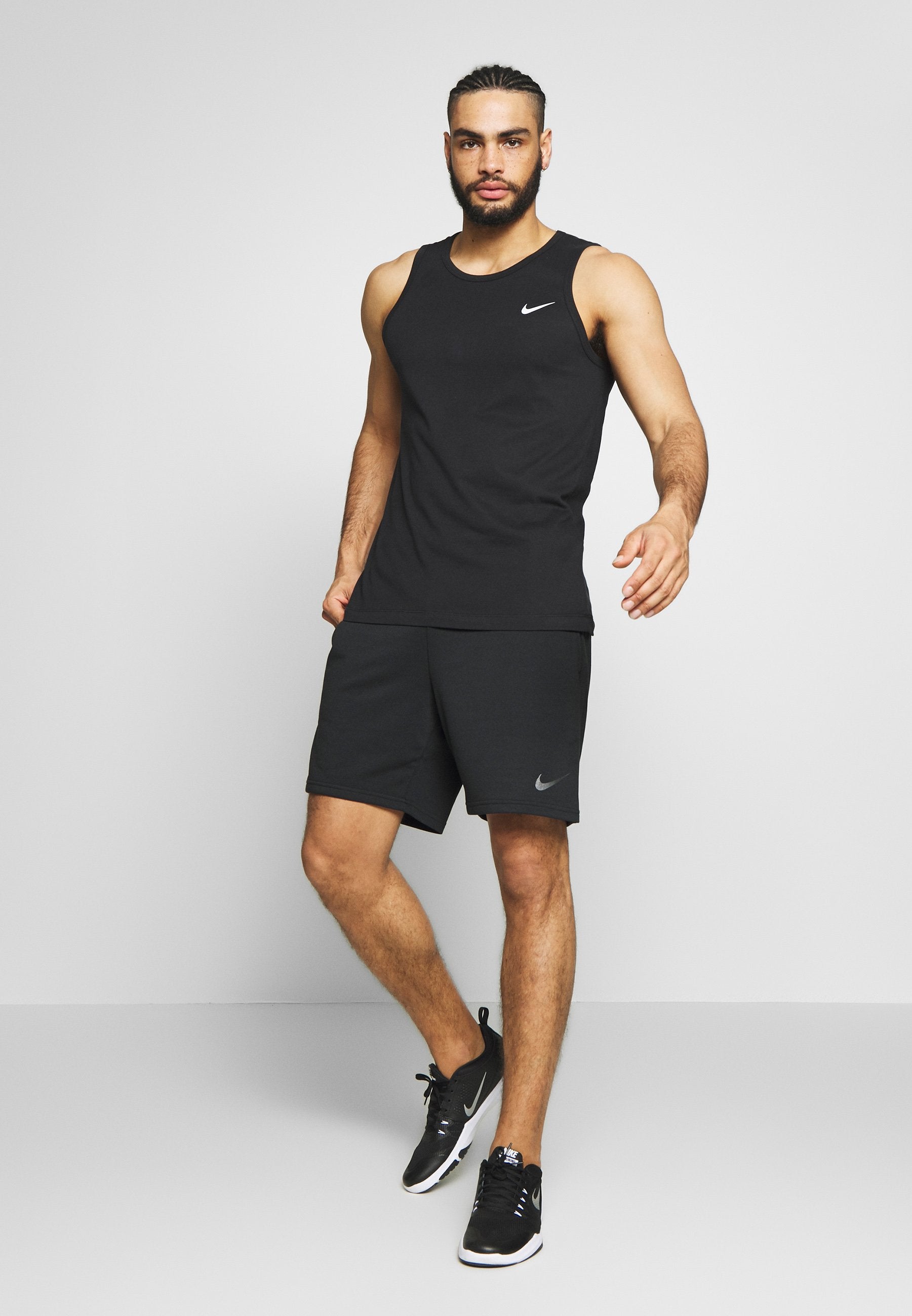TANK SOLID - Top - black /white