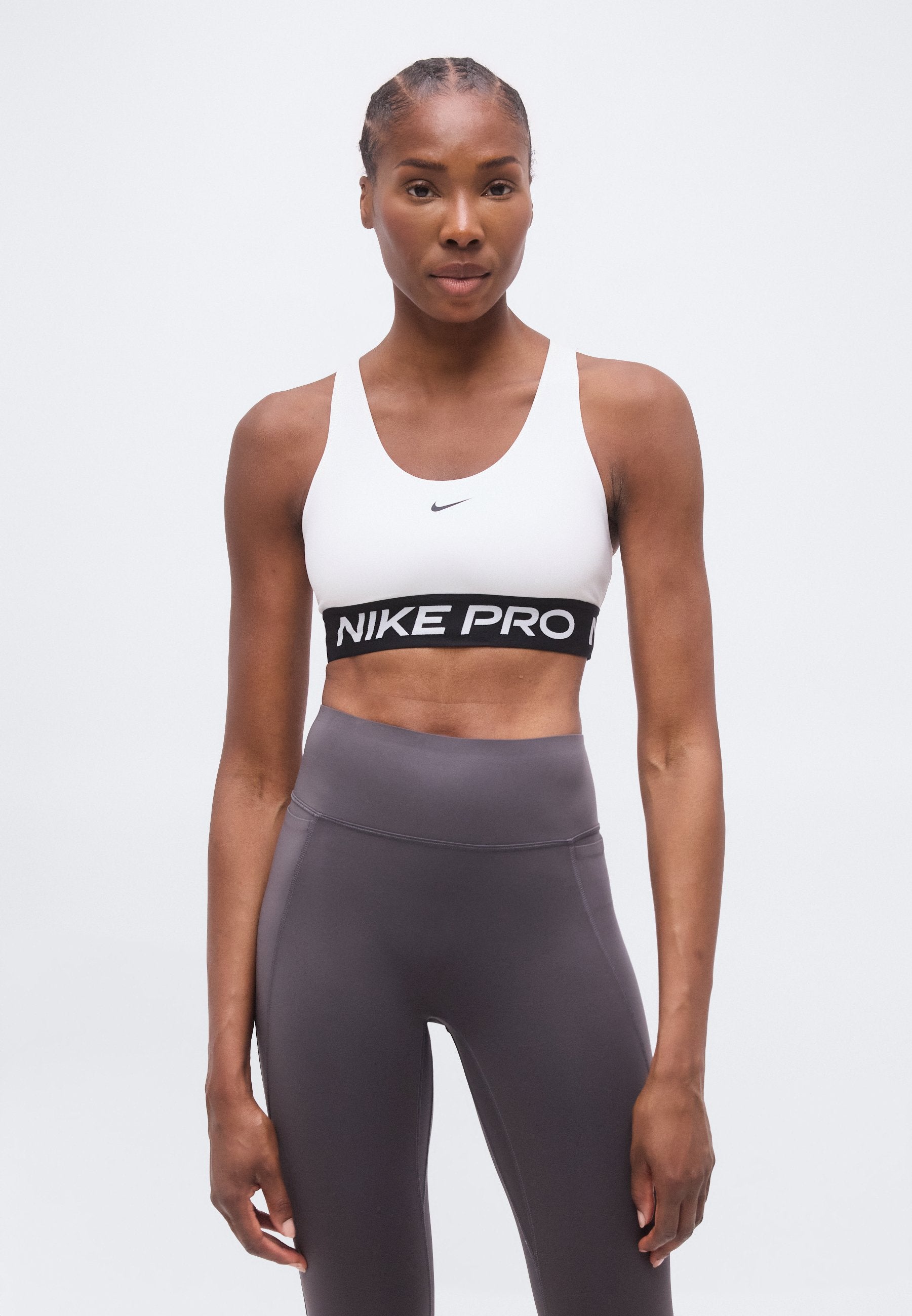 365 BRA - Medium support sports bra - white/black