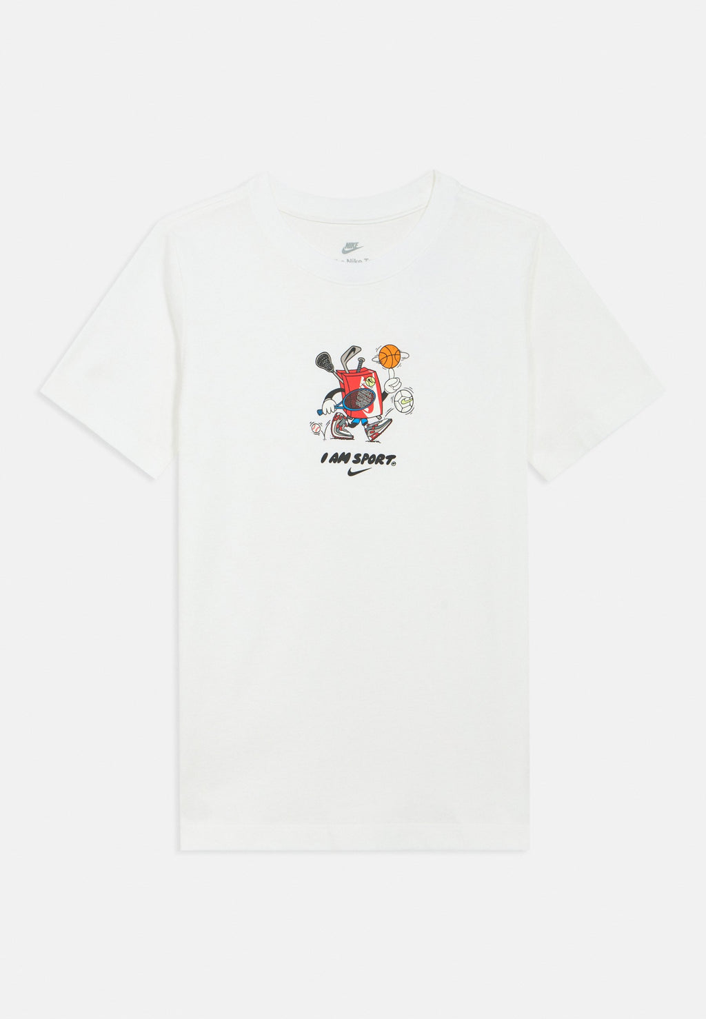 TEE BOXY UNISEX - Print T-shirt - white
