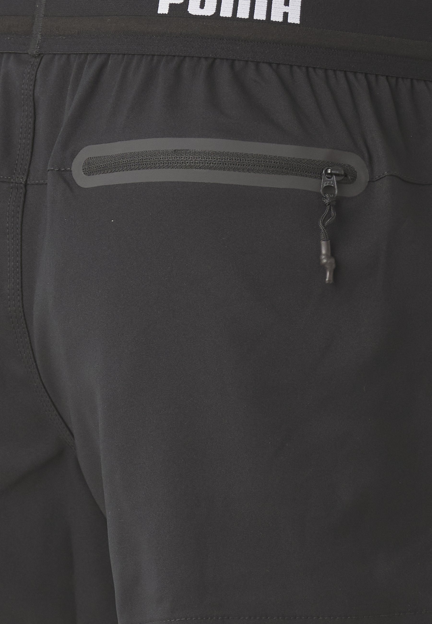 SWIM MEN LOGO - Swimming shorts - black